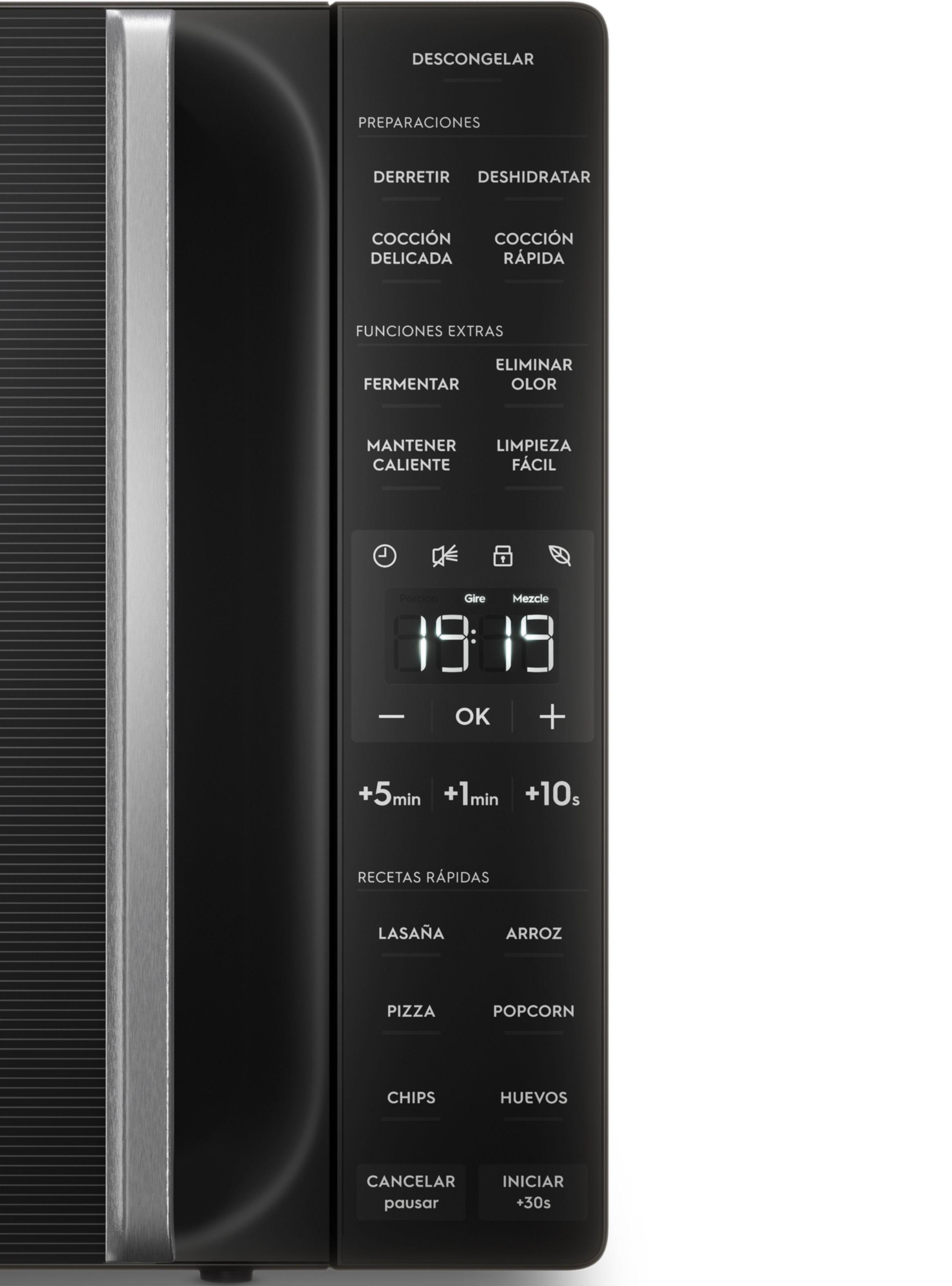 Microondas Electrolux 31 Litros Digital Descongelamiento Asistido ME31N Negro-6