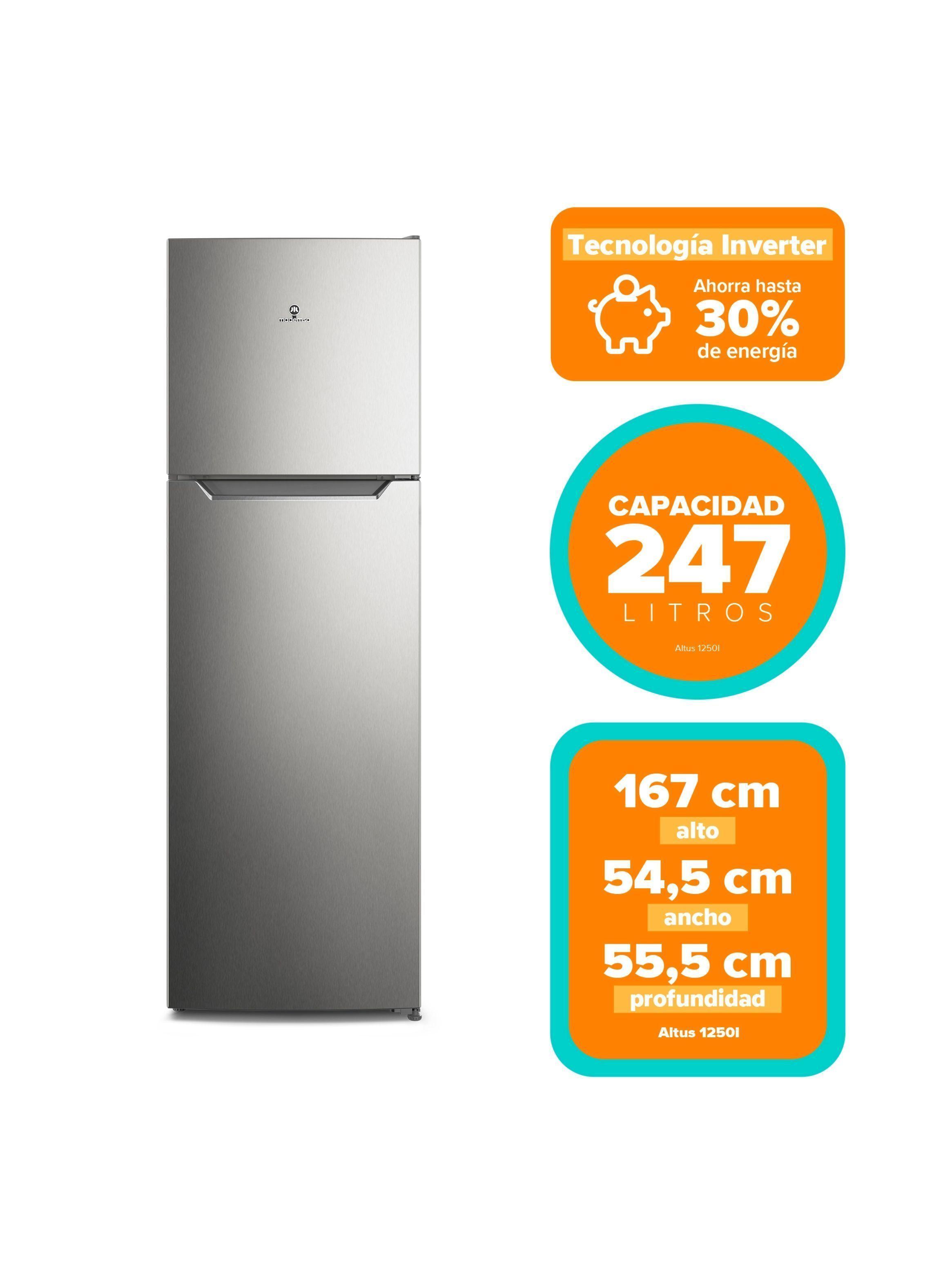 Refrigerador 247L No Frost Top Freezer Inverter Altus 1250 I-1