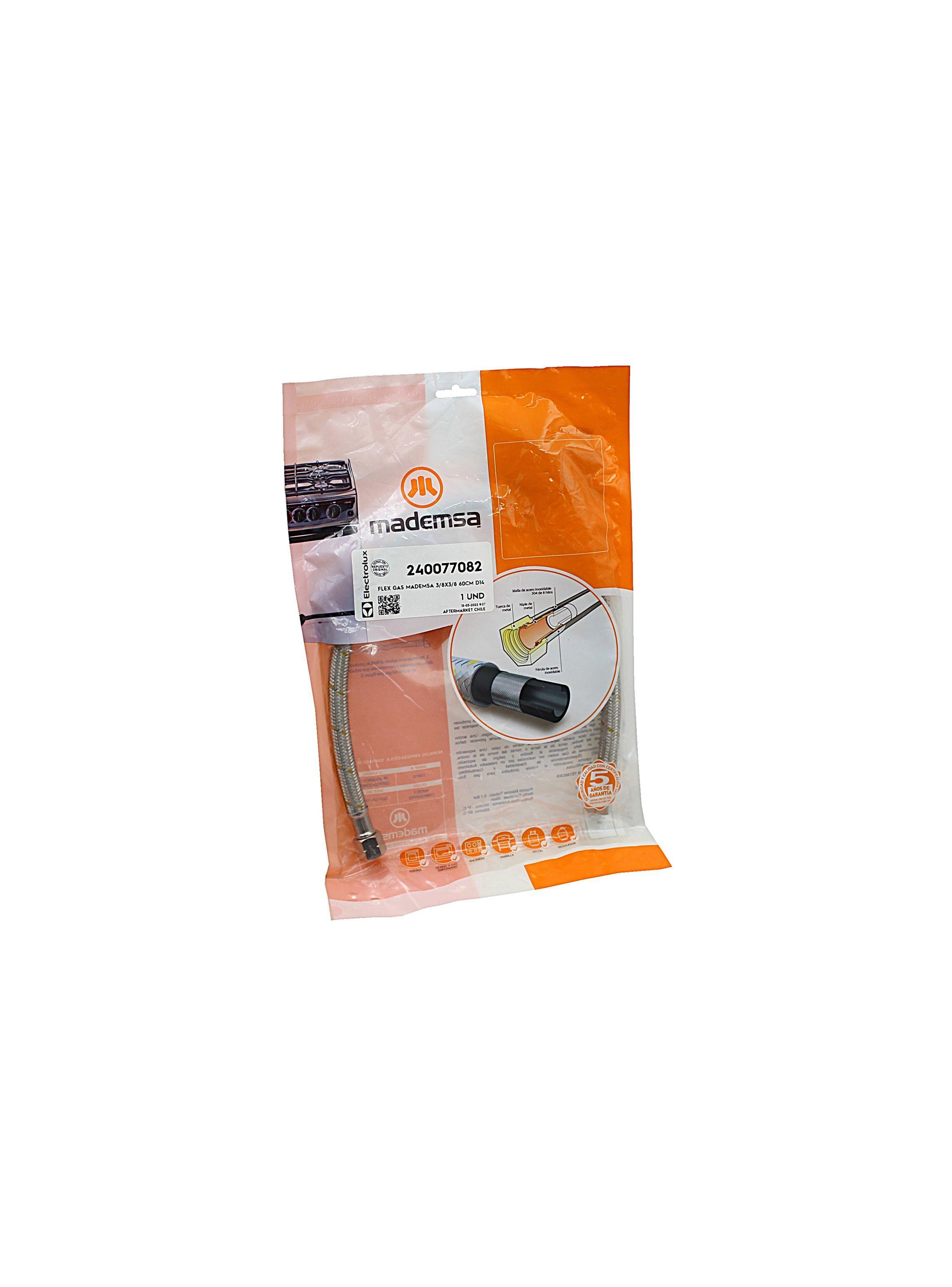 Flexible Gas Mademsa 60 cm 3/8 x 3/8 D14 -3