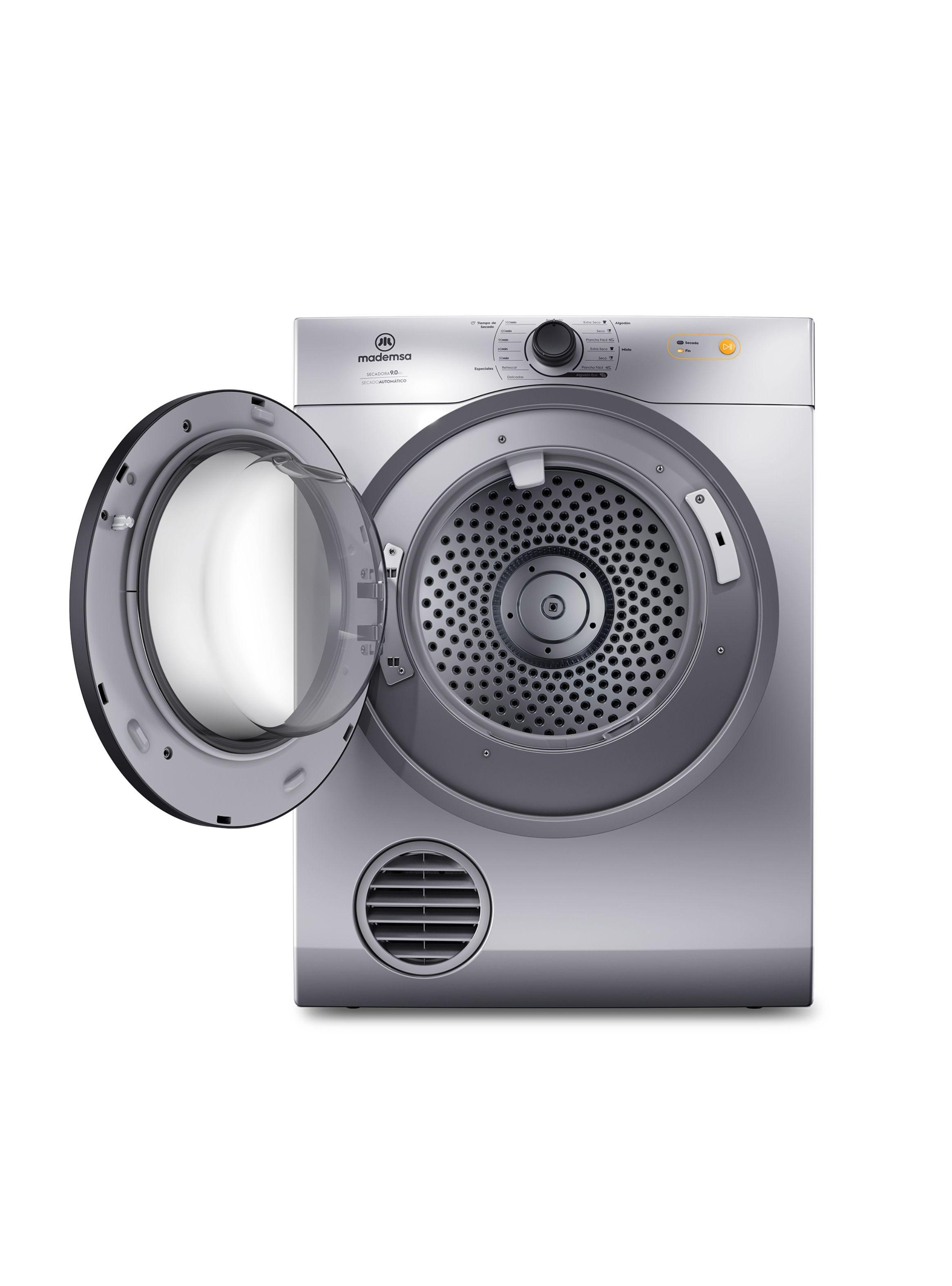 Secadora de Ropa Mademsa 9Kg Secado Automático 9D SZG Gris-2