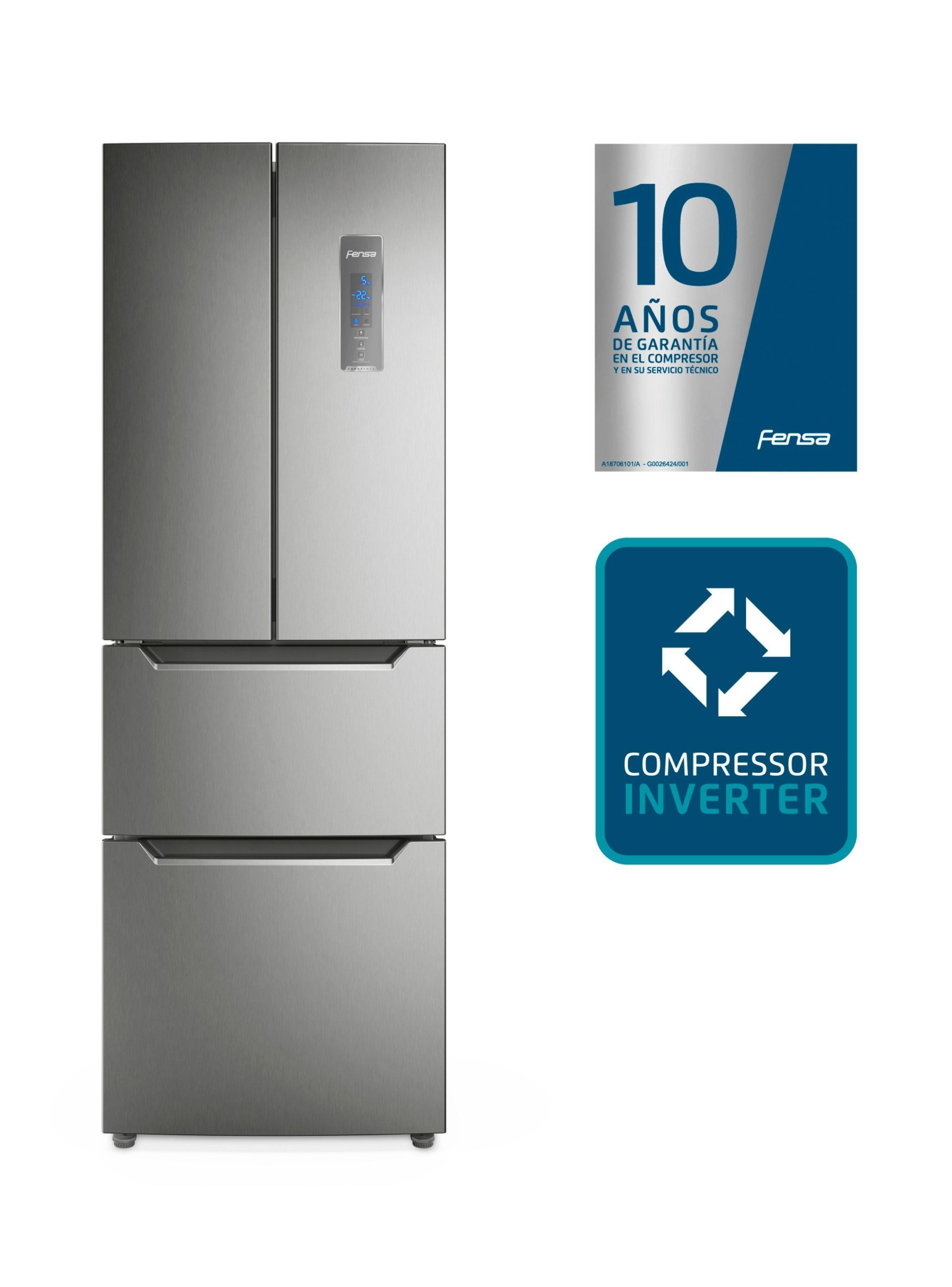 Refrigerador Fensa 320L No Frost 3 Puertas Inverter DM64S-6