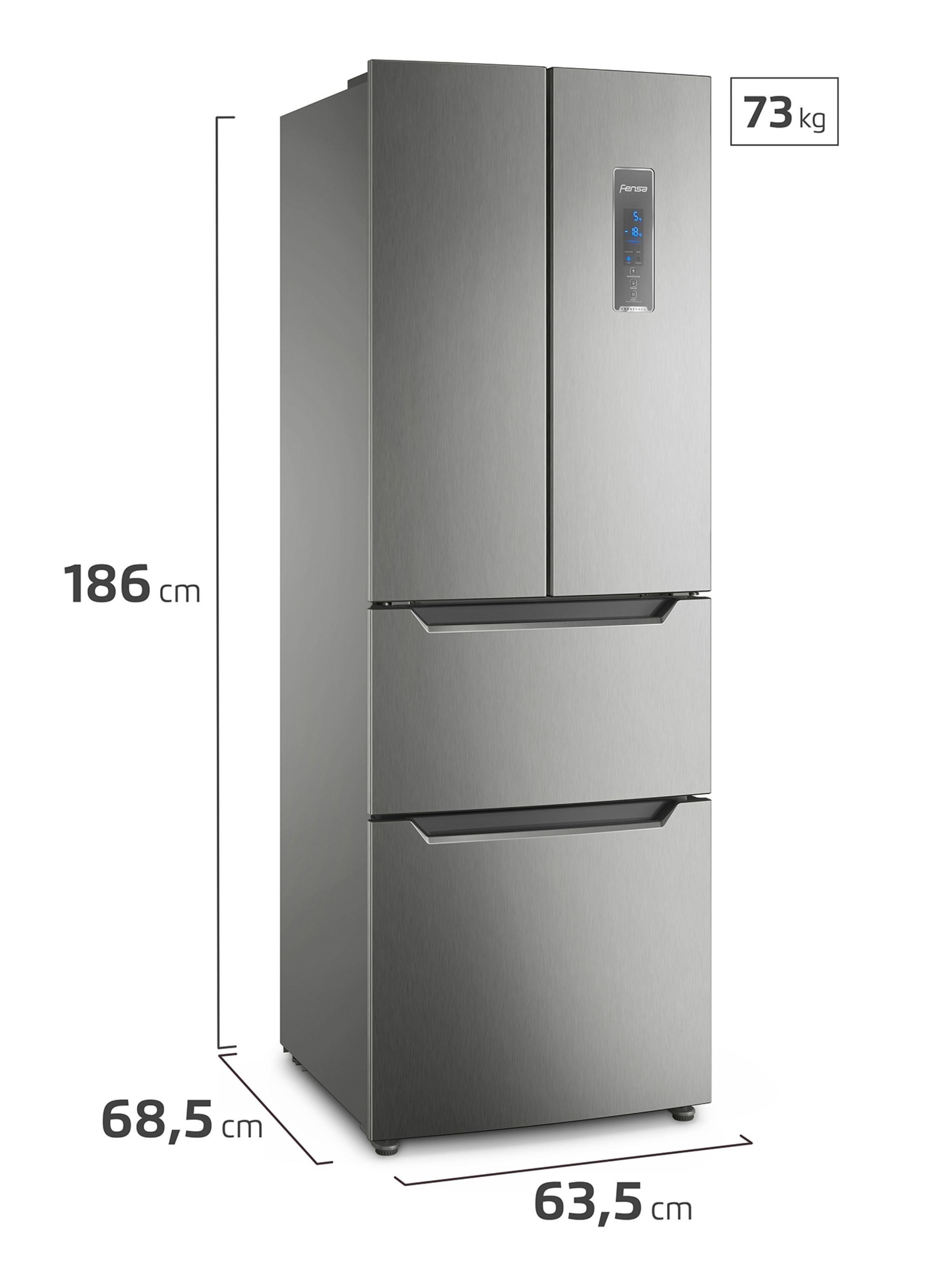 Refrigerador Fensa 320L No Frost 3 Puertas Inverter DM64S-1