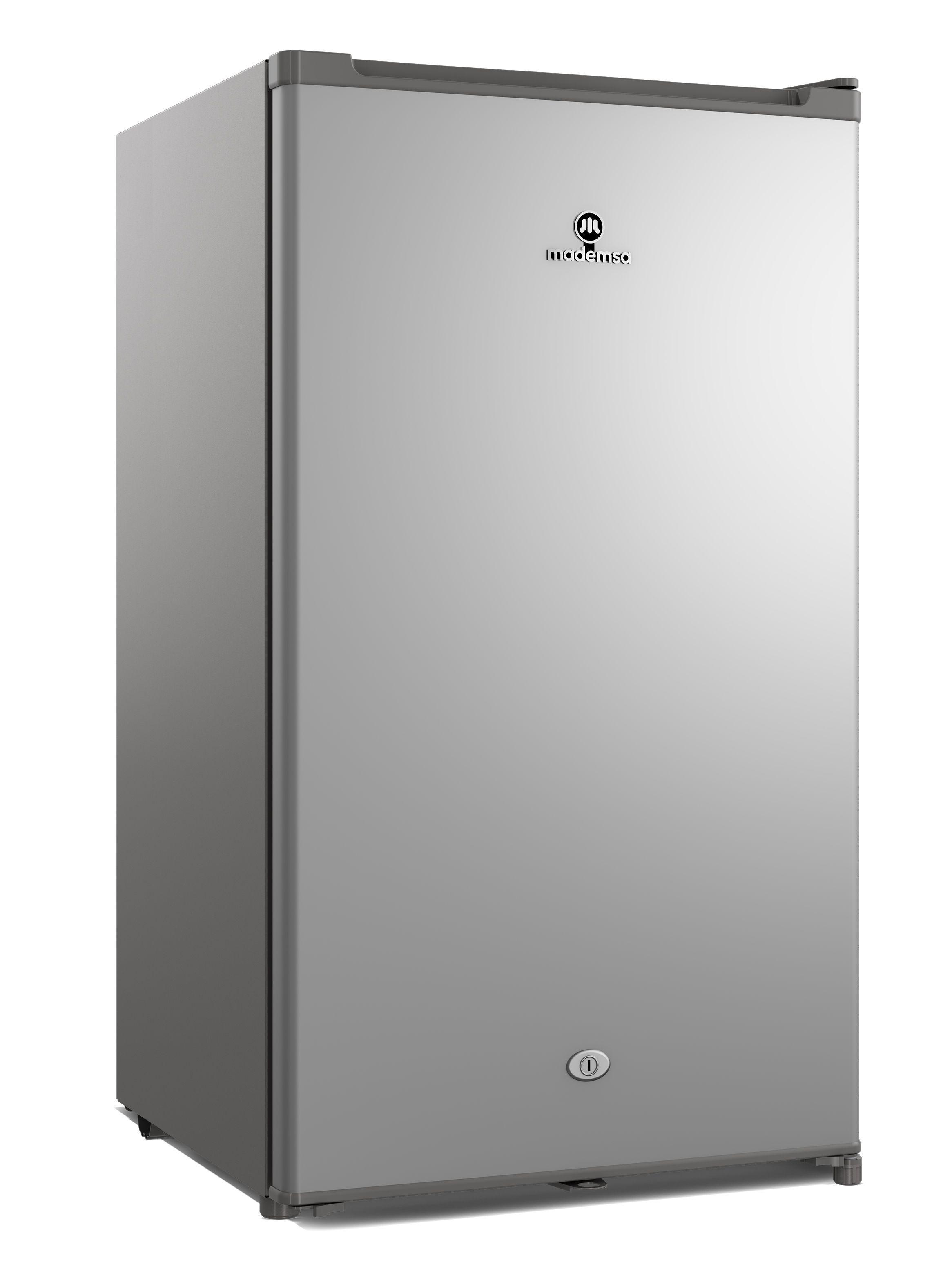 Frigobar 90L Fr o Directo con Llave y Luz LED MMB90S Silver-3