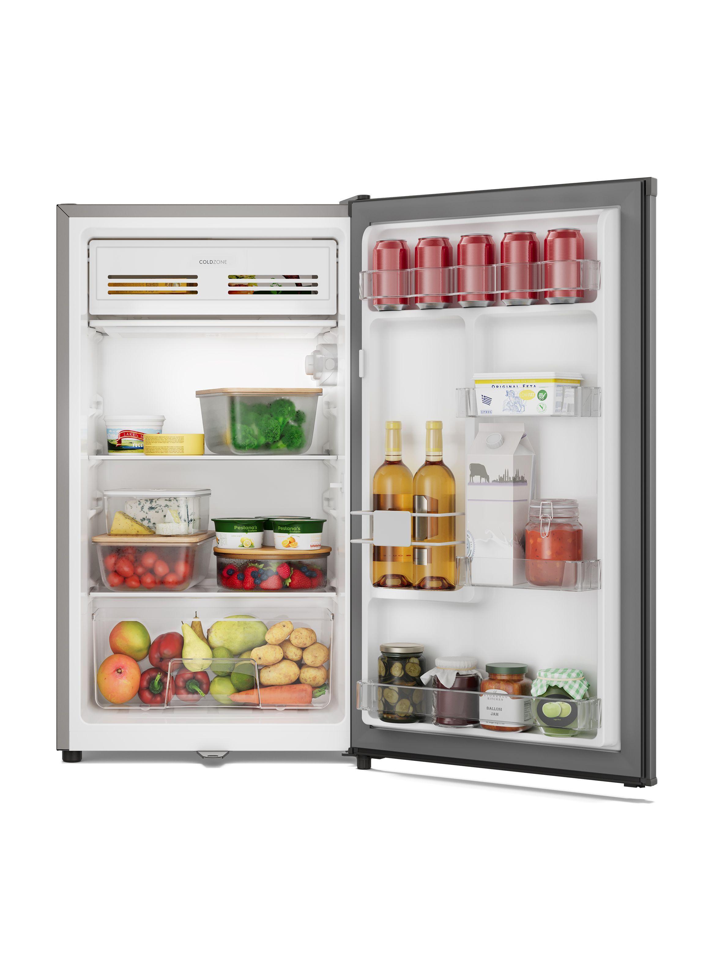Frigobar 90L Fr o Directo con Llave y Luz LED MMB90S Silver-4