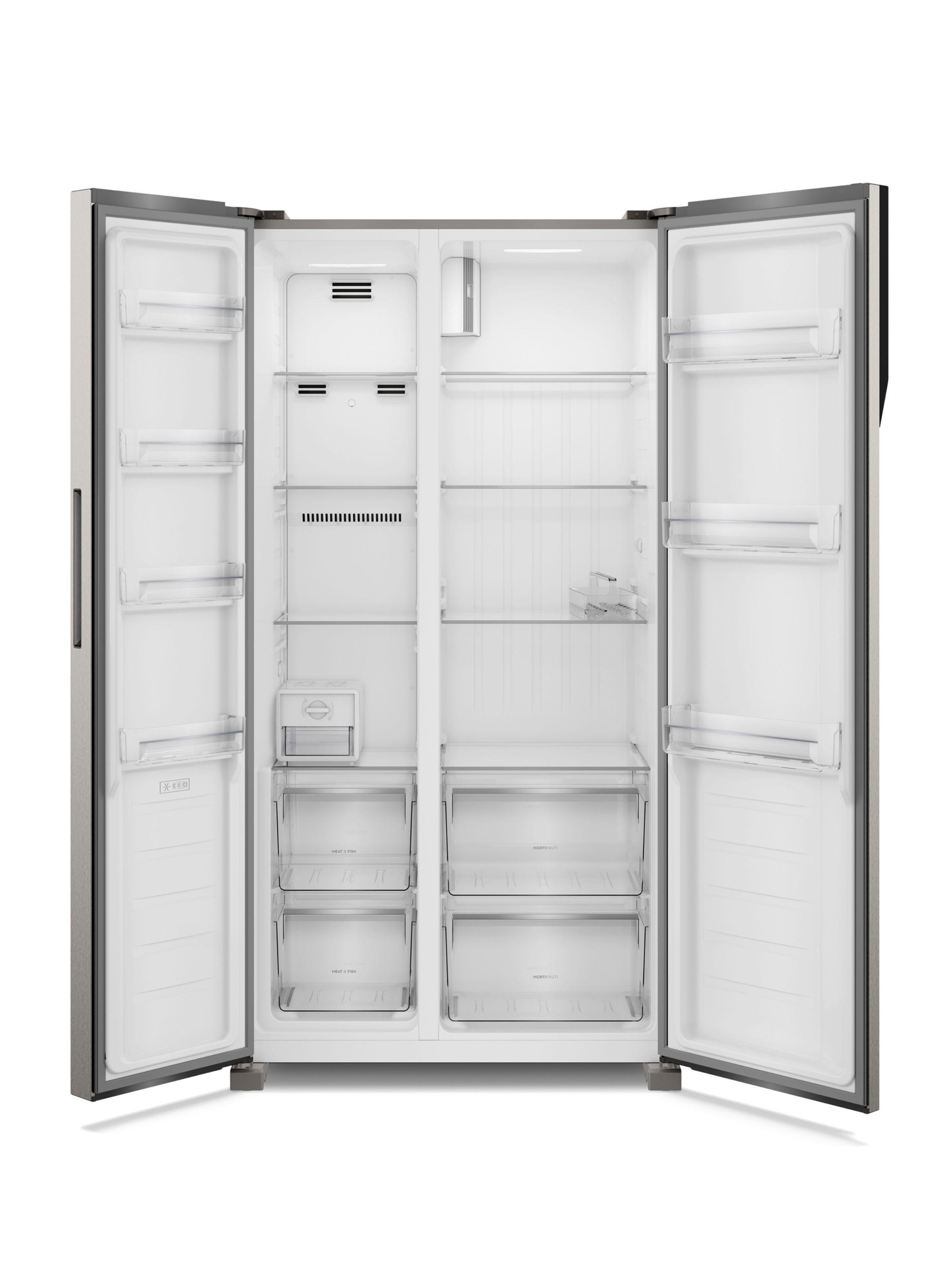 Refrigerador Fensa 436L No Frost Side By Side SFX440 Inox-3
