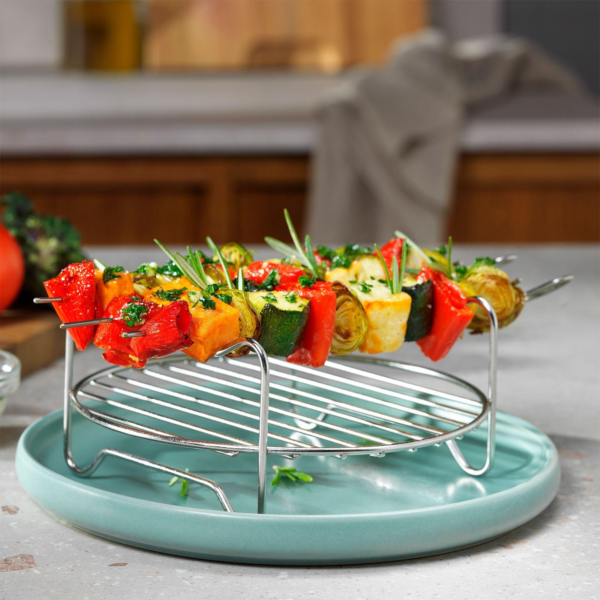 Kit Accesorios Freidora Aire Mademsa Molde, Parrilla y Rebanadora-6