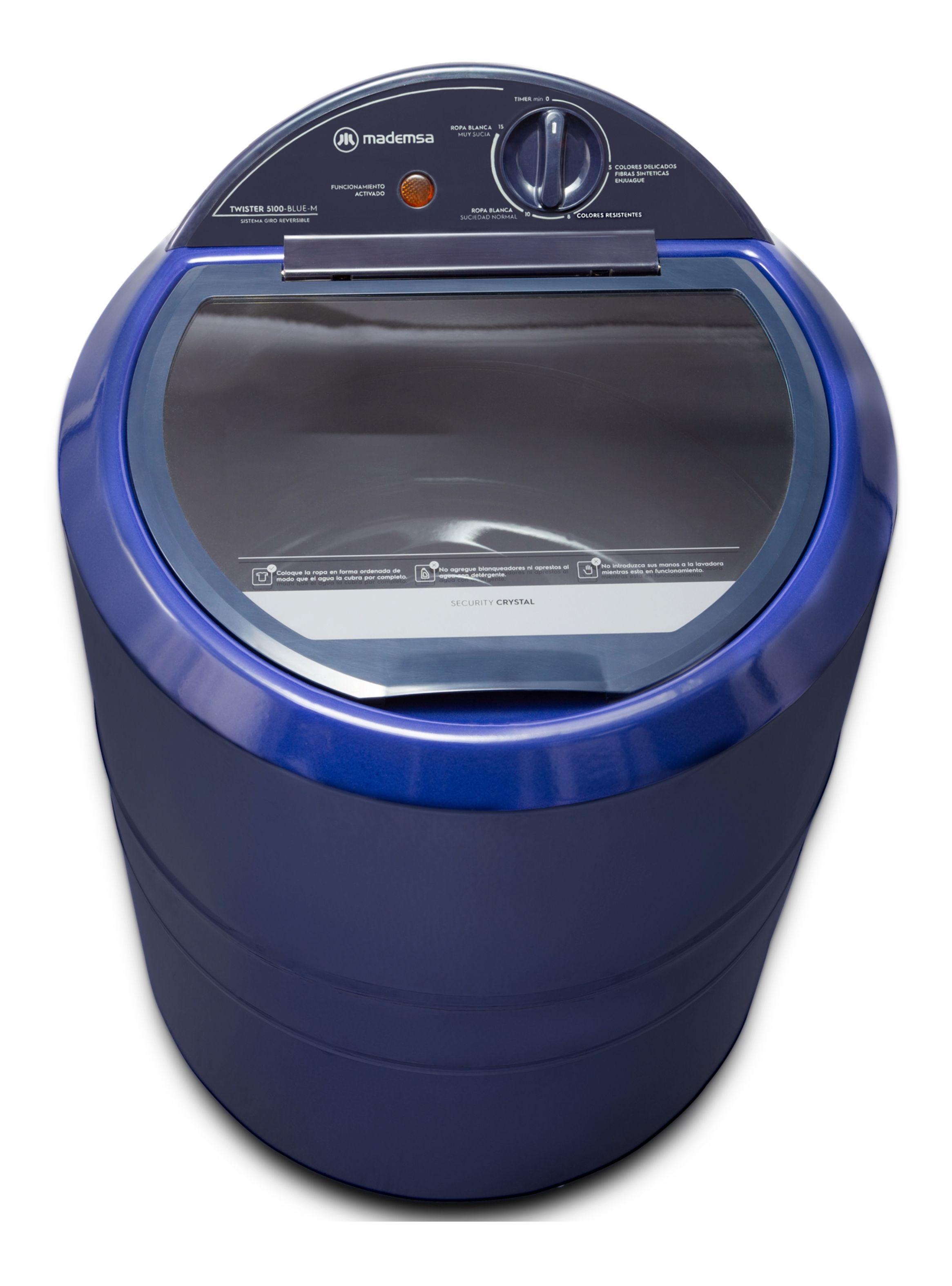 Lavadora Semi Automática Mademsa Twister 5100 Azul-4