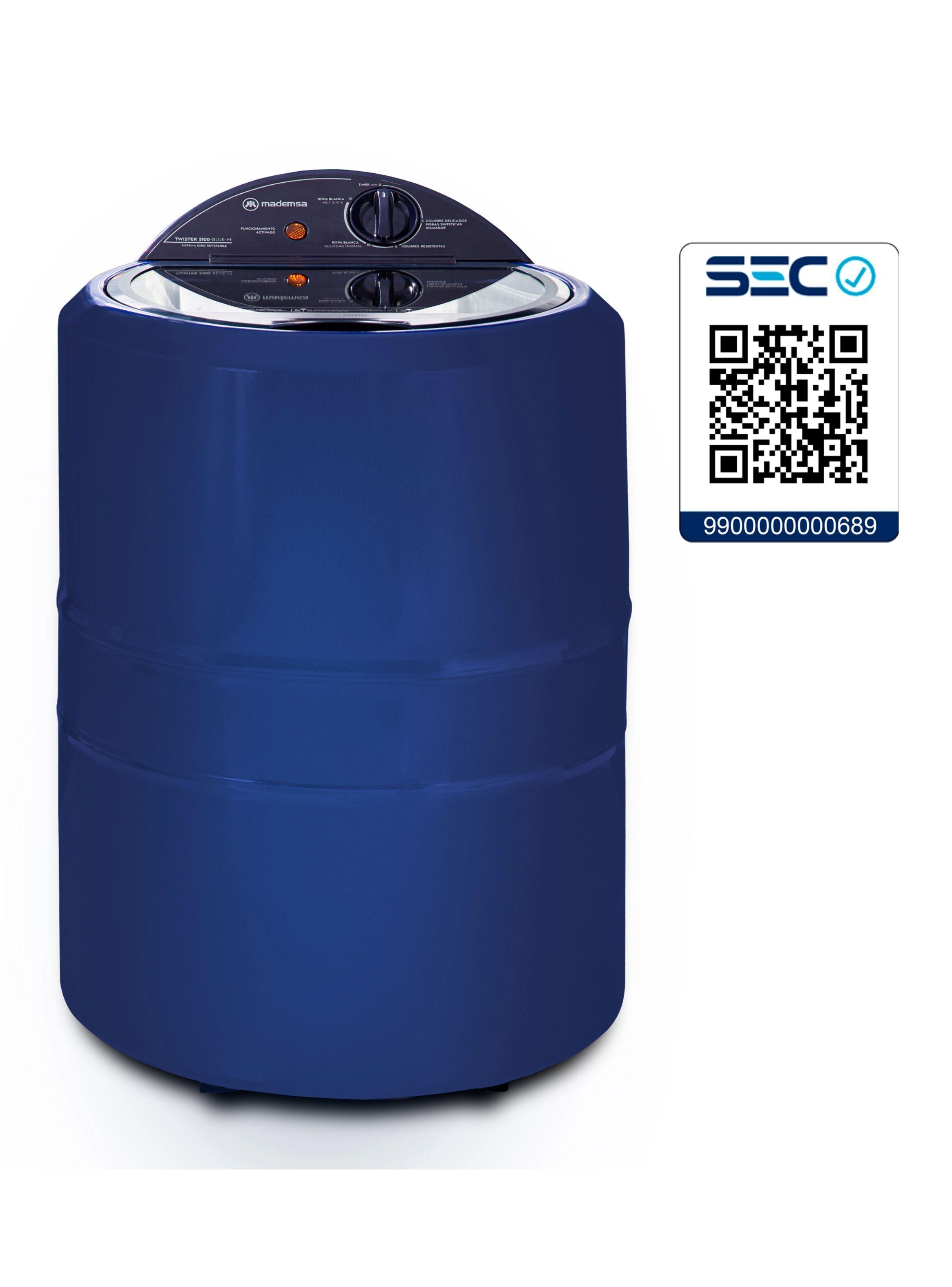 Lavadora Semi Automática Mademsa Twister 5100 Azul-6