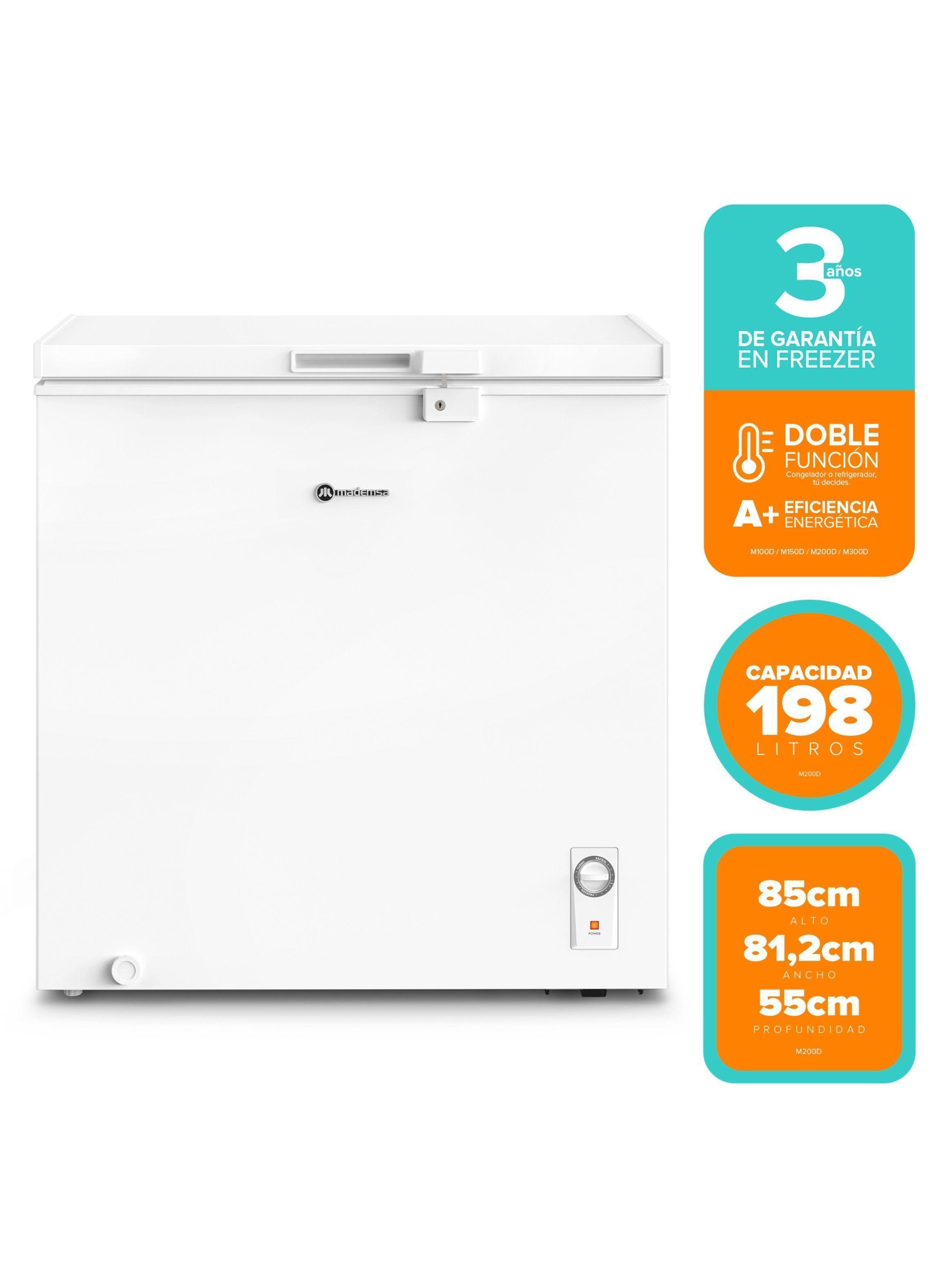 Congelador Freezer Horizontal 198L Frío Directo M200D-5