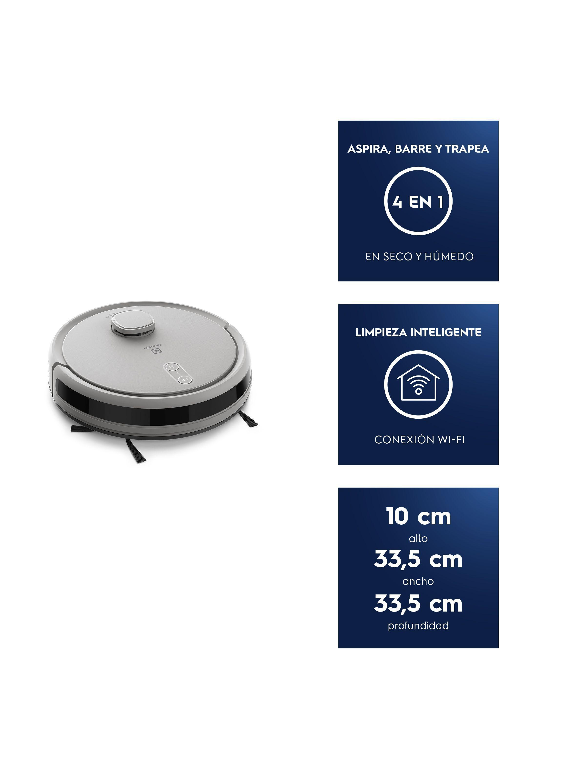 Aspiradora Robot 4 en 1 Wi Fi Mapeo Inteligente ERB62-6