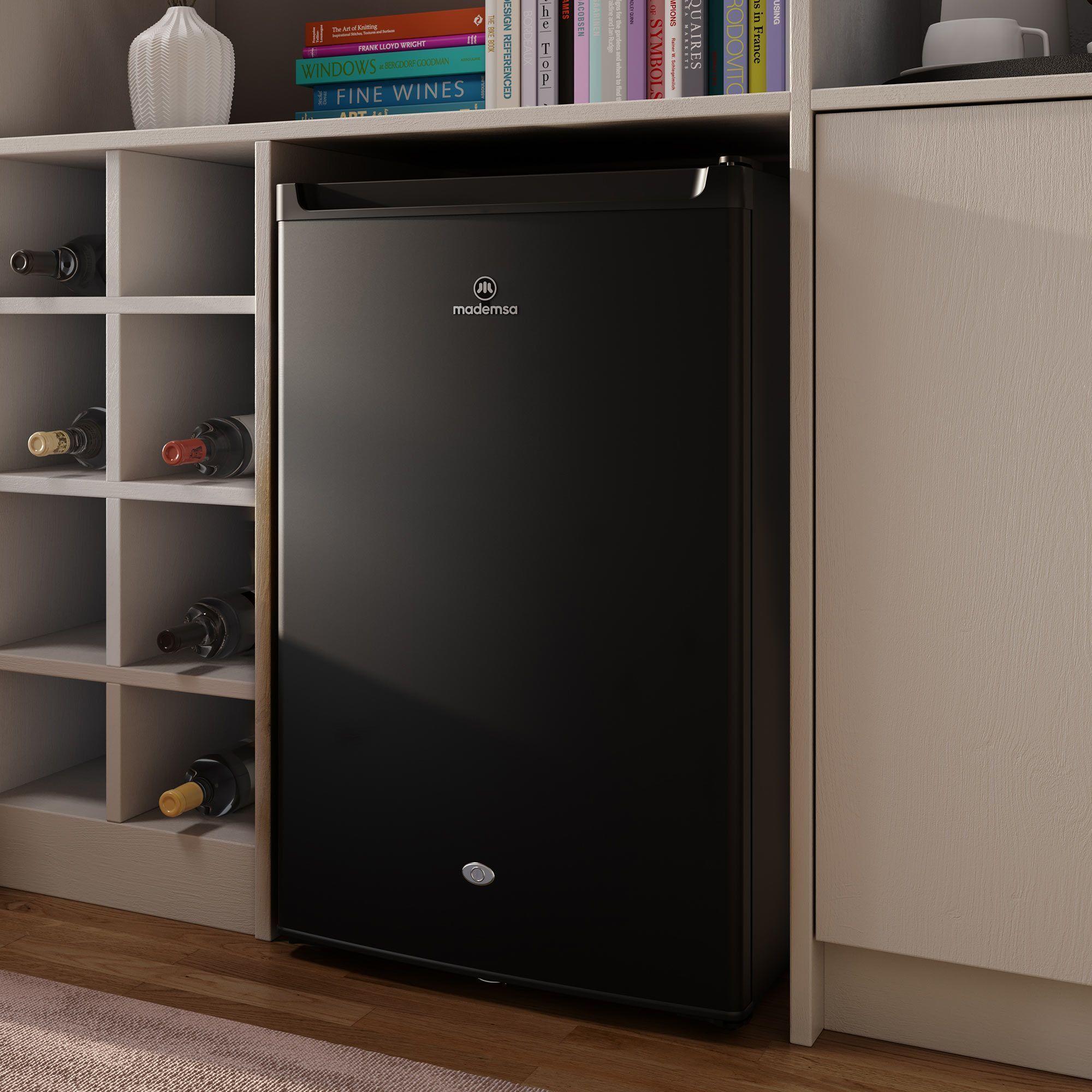 Frigobar 120L Frío Directo con Llave y Luz LED MMB120B Negro-5