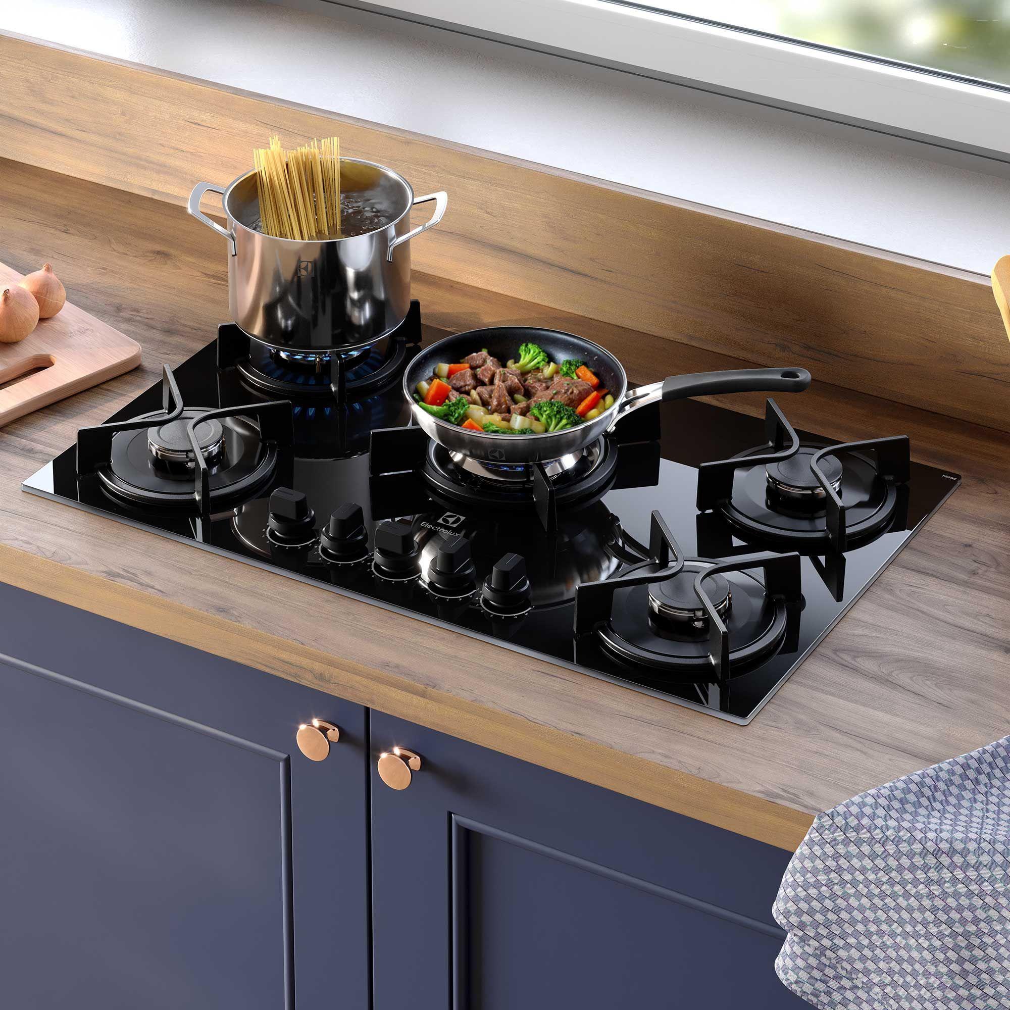 Encimera a Gas 5 Platos Experience Multi Llama KE5GC-5