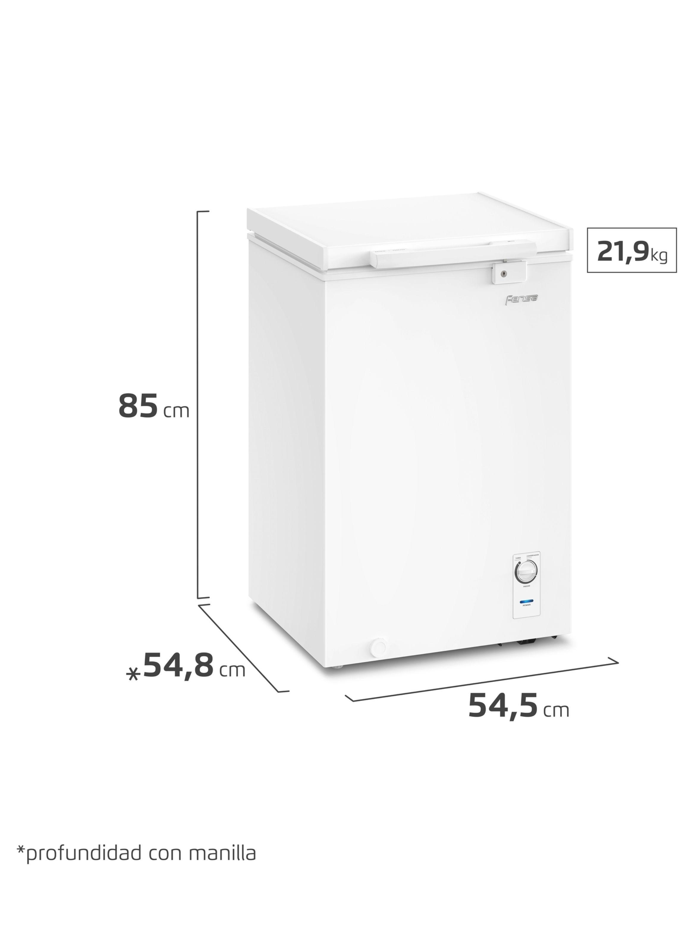 Congelador Freezer Fensa Horizontal 99L Frío Directo Z100D-1