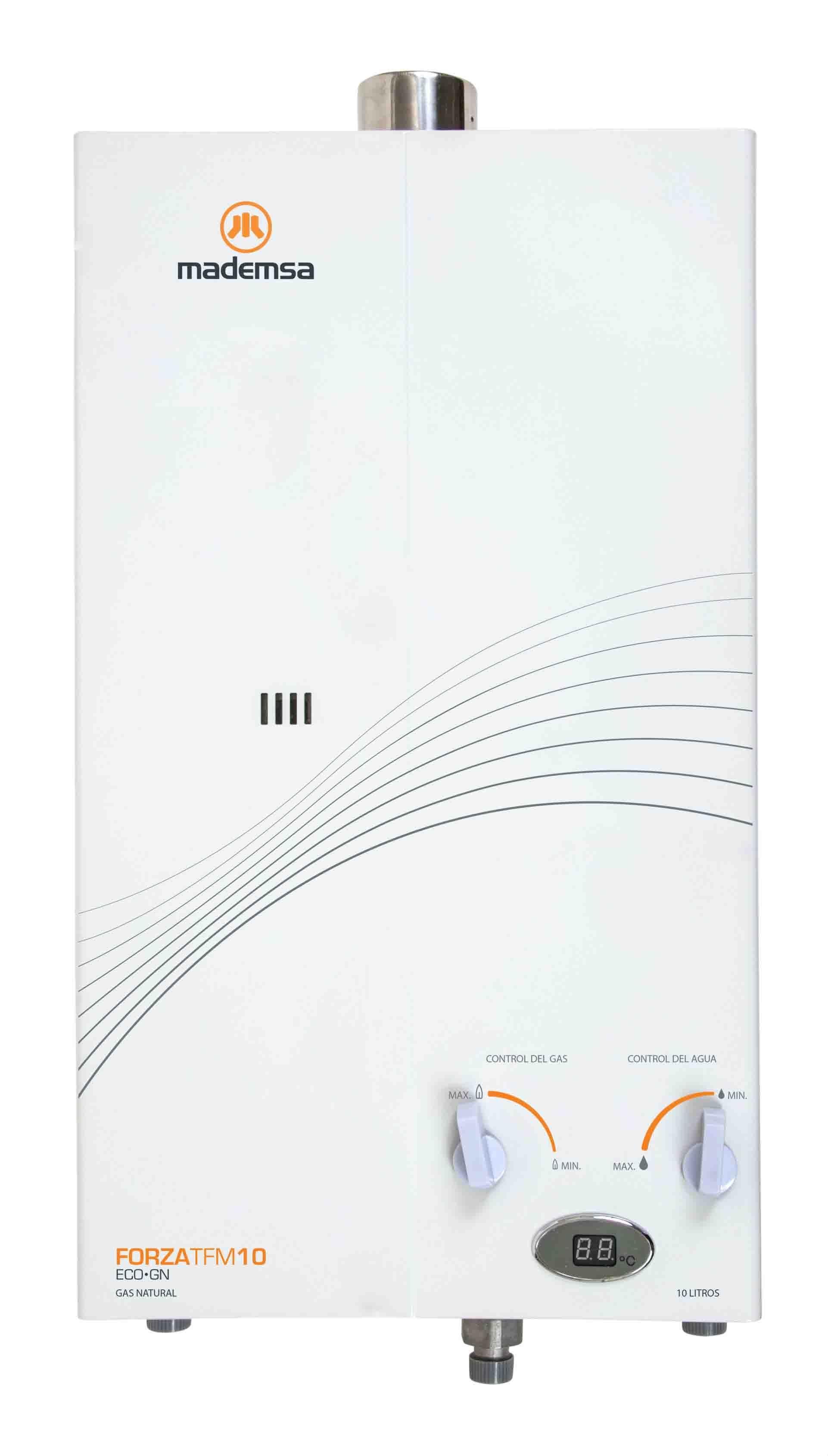 Calefont Gas Natural 10 Litros Tiro Forzado Forza TFM 10-0