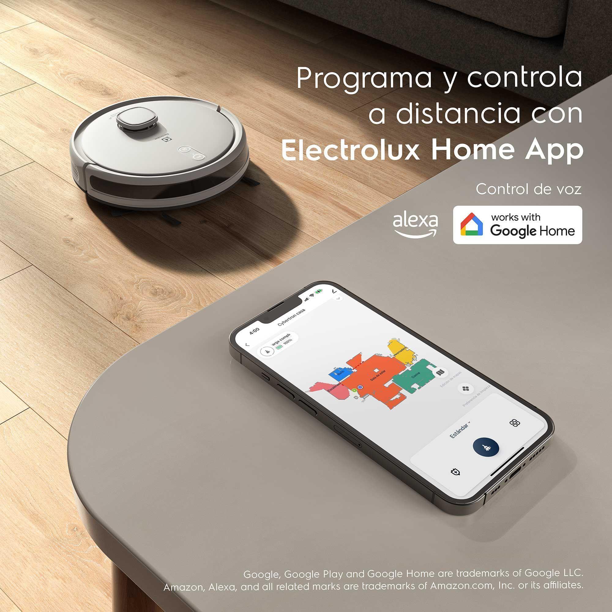 Aspiradora Robot 4 en 1 Wi Fi Mapeo Inteligente Autolimpieza ERB80-3