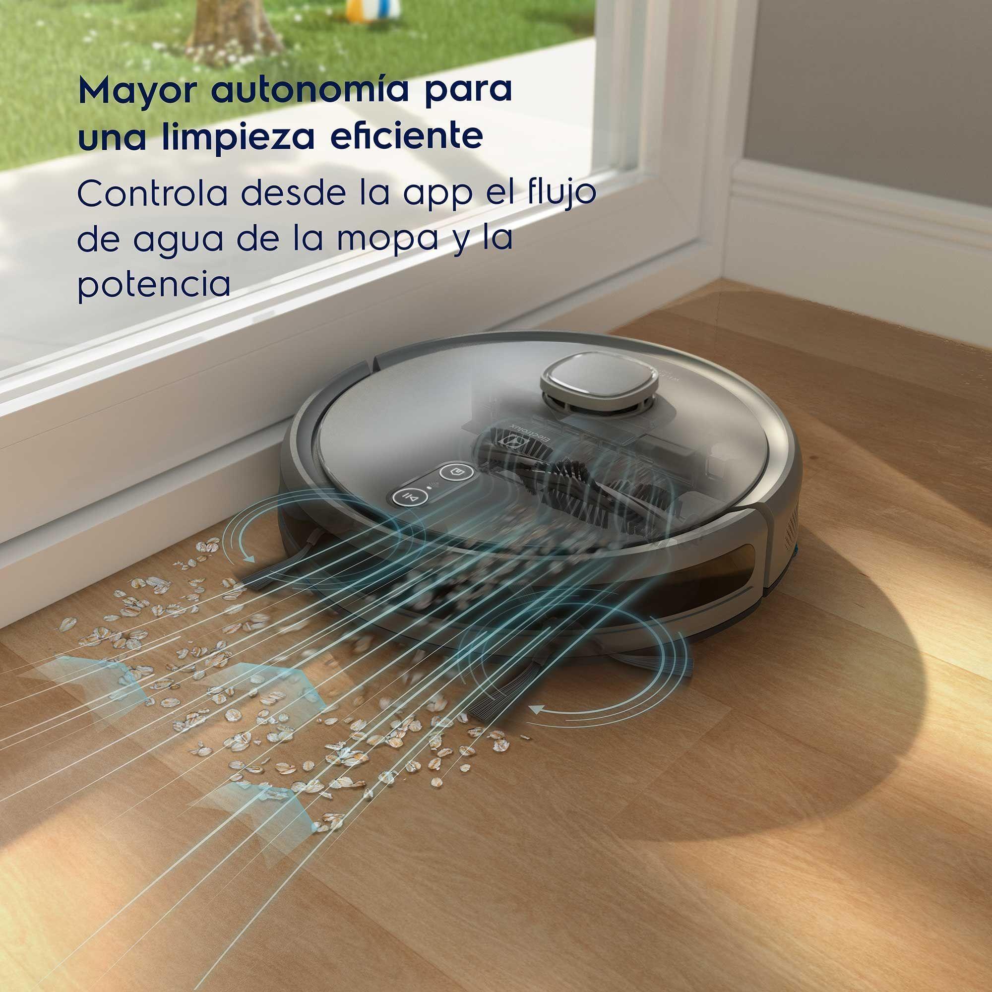 Aspiradora Robot 4 en 1 Wi Fi Mapeo Inteligente Autolimpieza ERB80-4