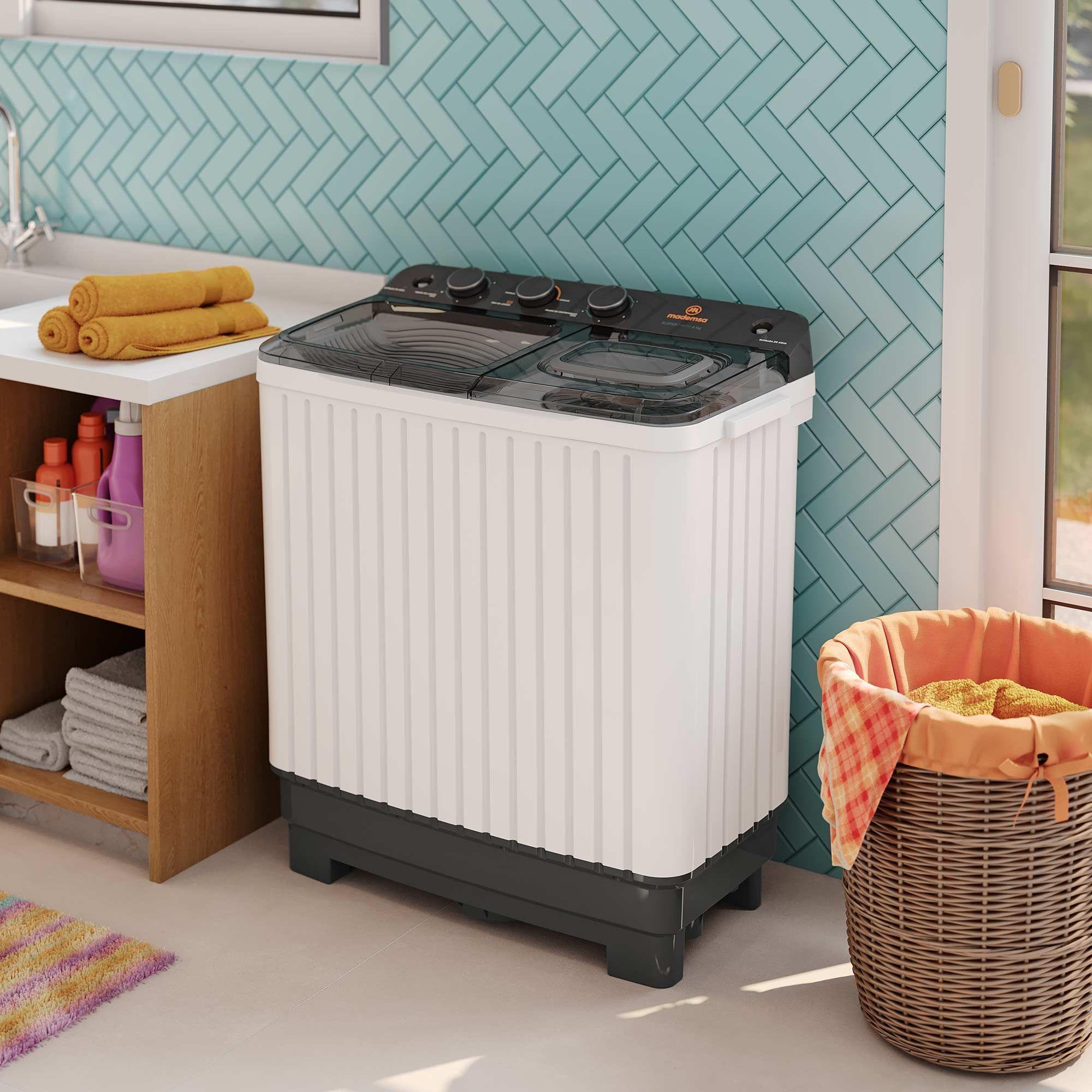 Lavadora Semi Automática Mademsa 6kg Carga Superior MWMSAT6W-5