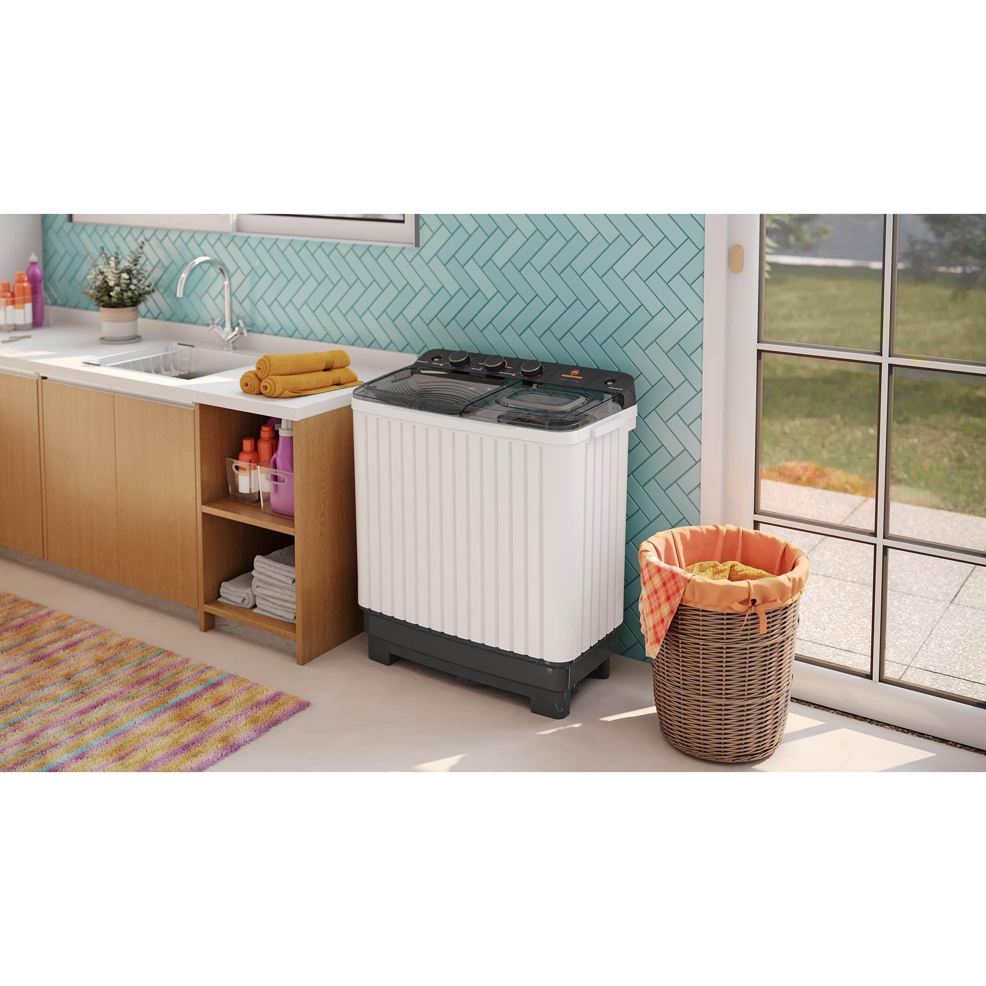 Lavadora Semi Automática Mademsa 6kg Carga Superior MWMSAT6W-6