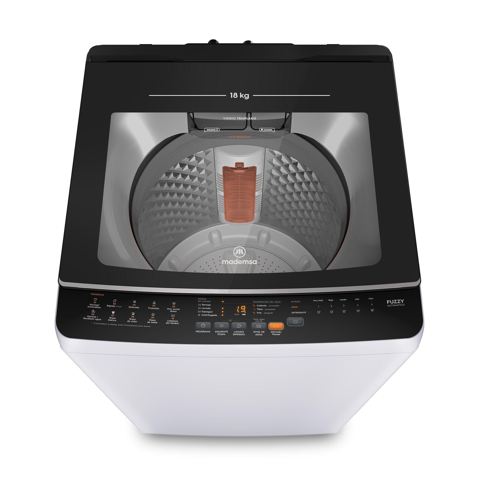 Lavadora Automática 18Kg Carga Superior MDWMT18W Blanca-3