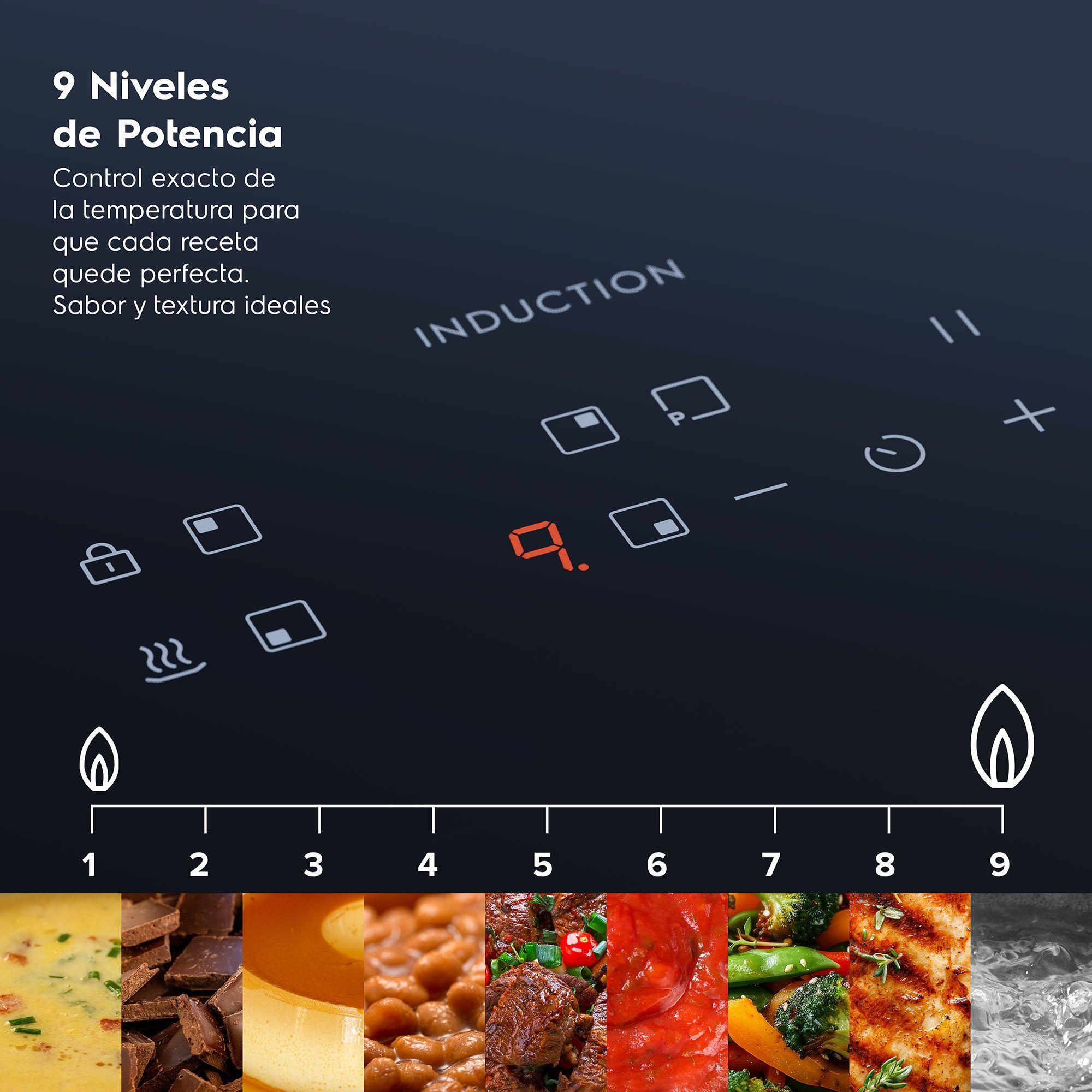 Encimera Inducción 4 Platos Eléctrica Efficient IE4TW-5