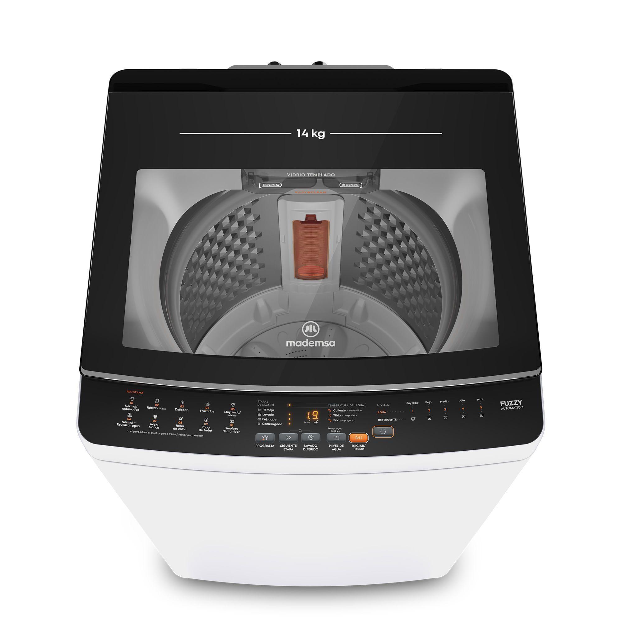 Lavadora Automática 14Kg Carga Superior MDWMT14W Blanca-5