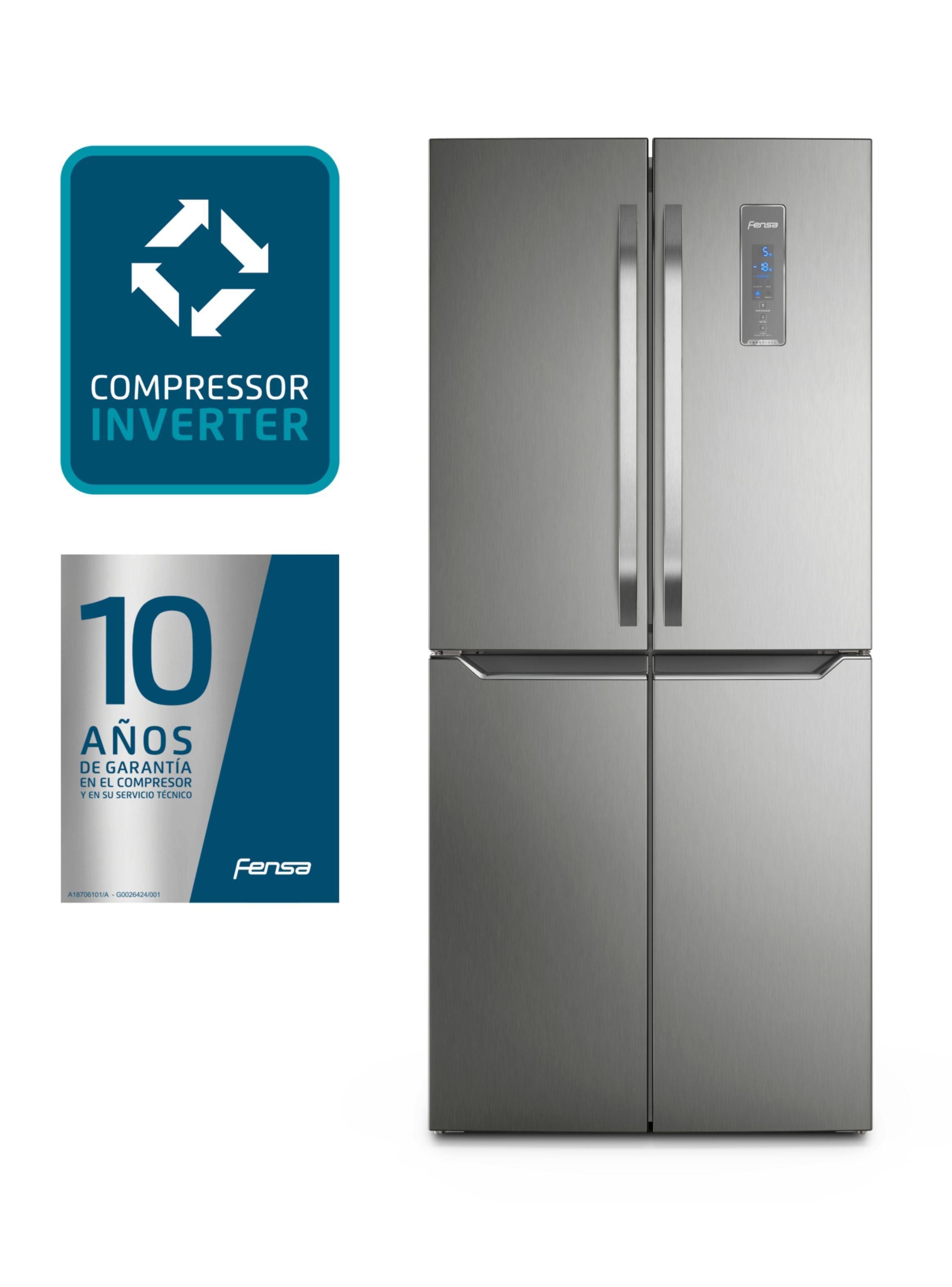 Refrigerador Fensa 401L No Frost 4 Puertas Inverter DQ79S-6