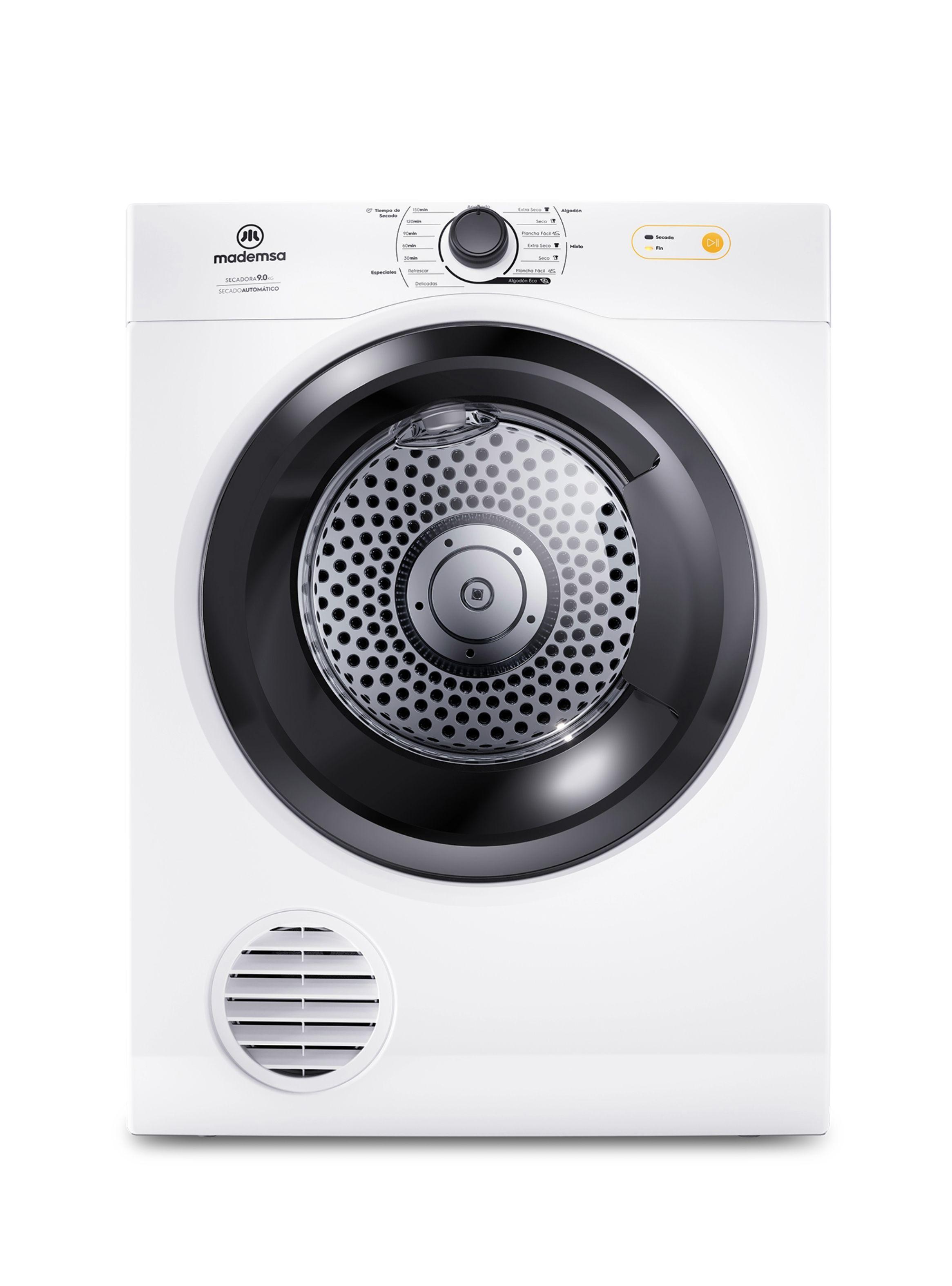 Secadora de Ropa Mademsa 9Kg Secado Automático 9D BZG Blanca-0