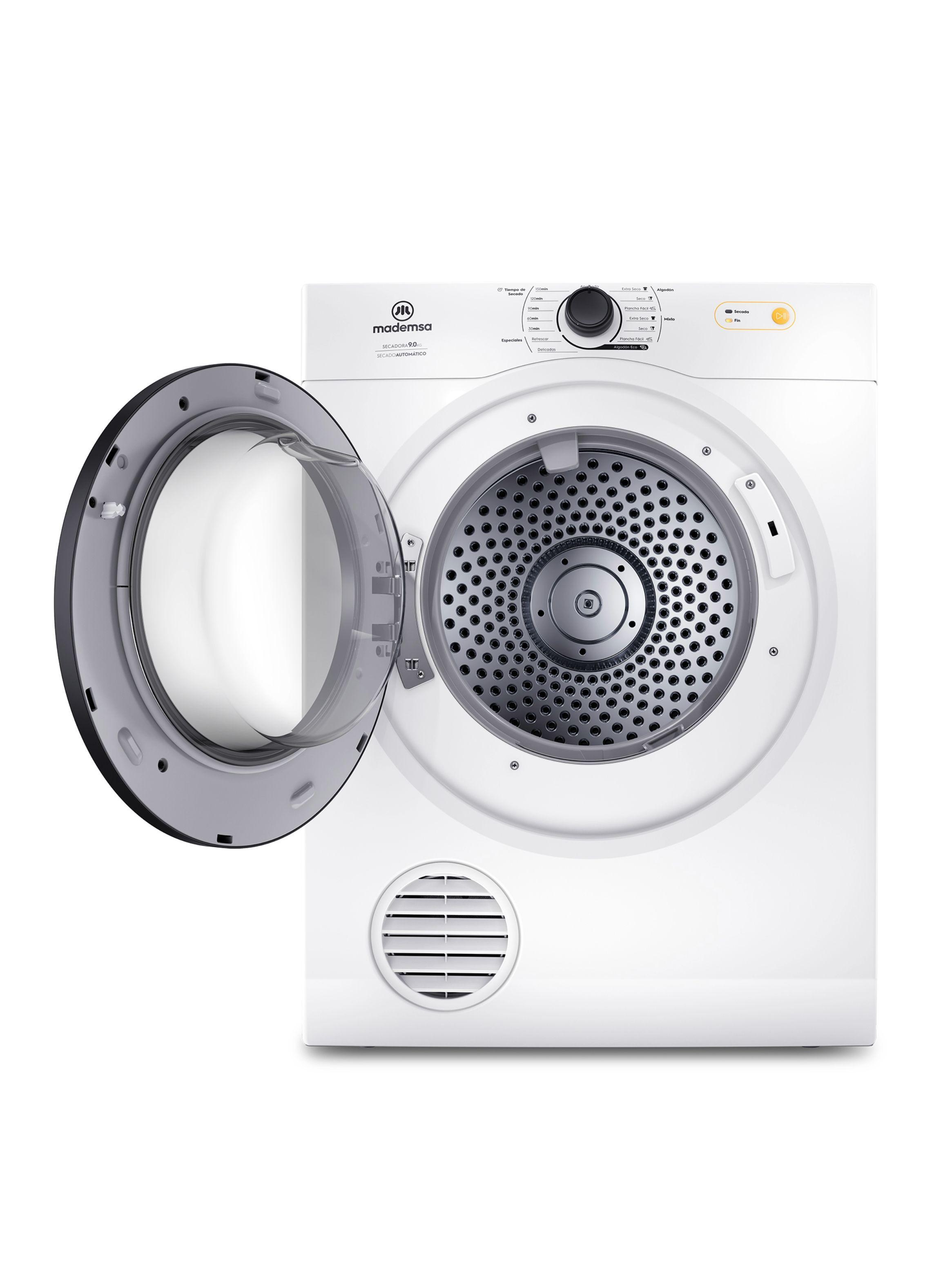 Secadora de Ropa Mademsa 9Kg Secado Automático 9D BZG Blanca-4