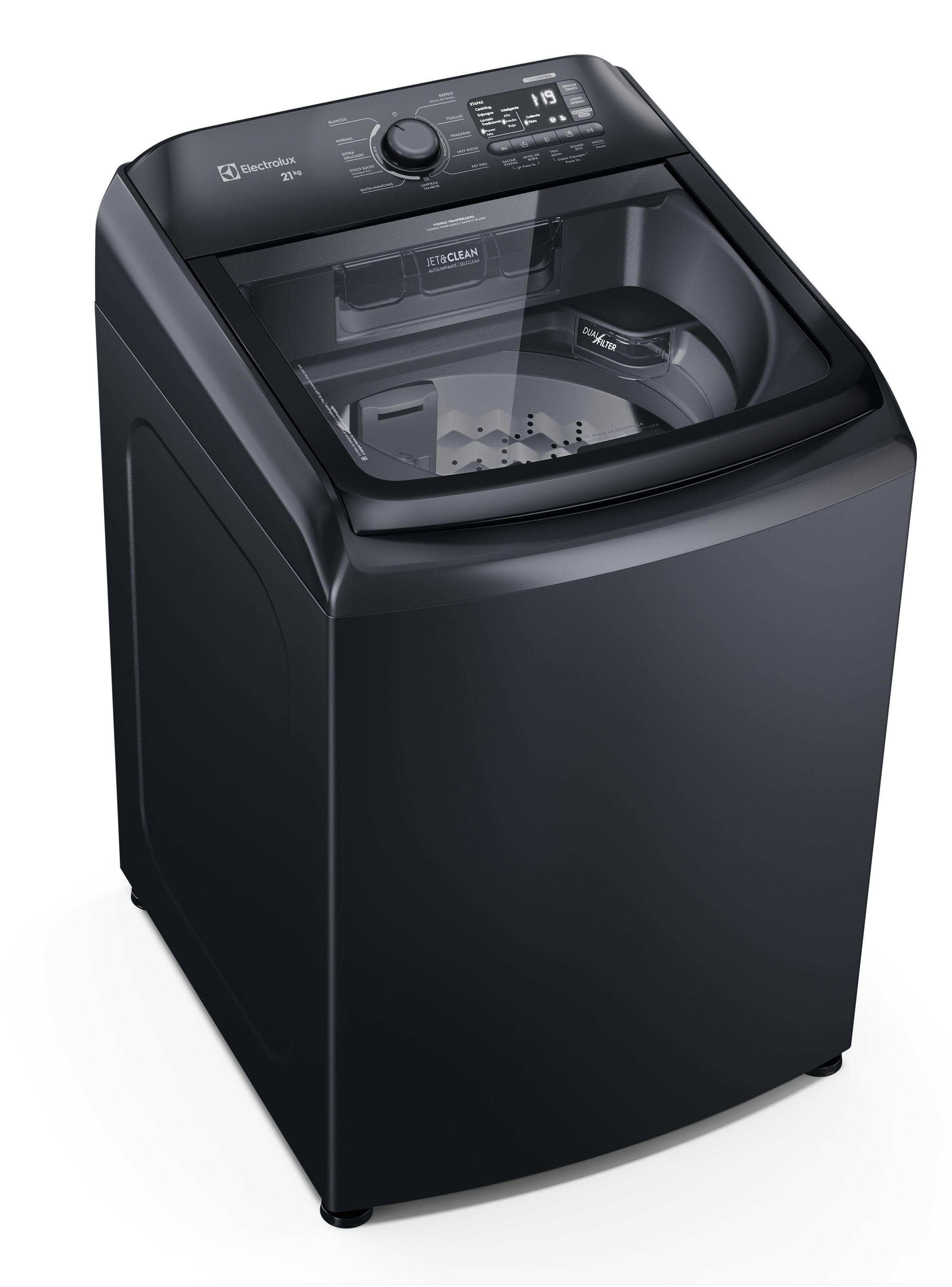 Lavadora Automática 21kg Carga Superior Expert LEB21 Negra-3