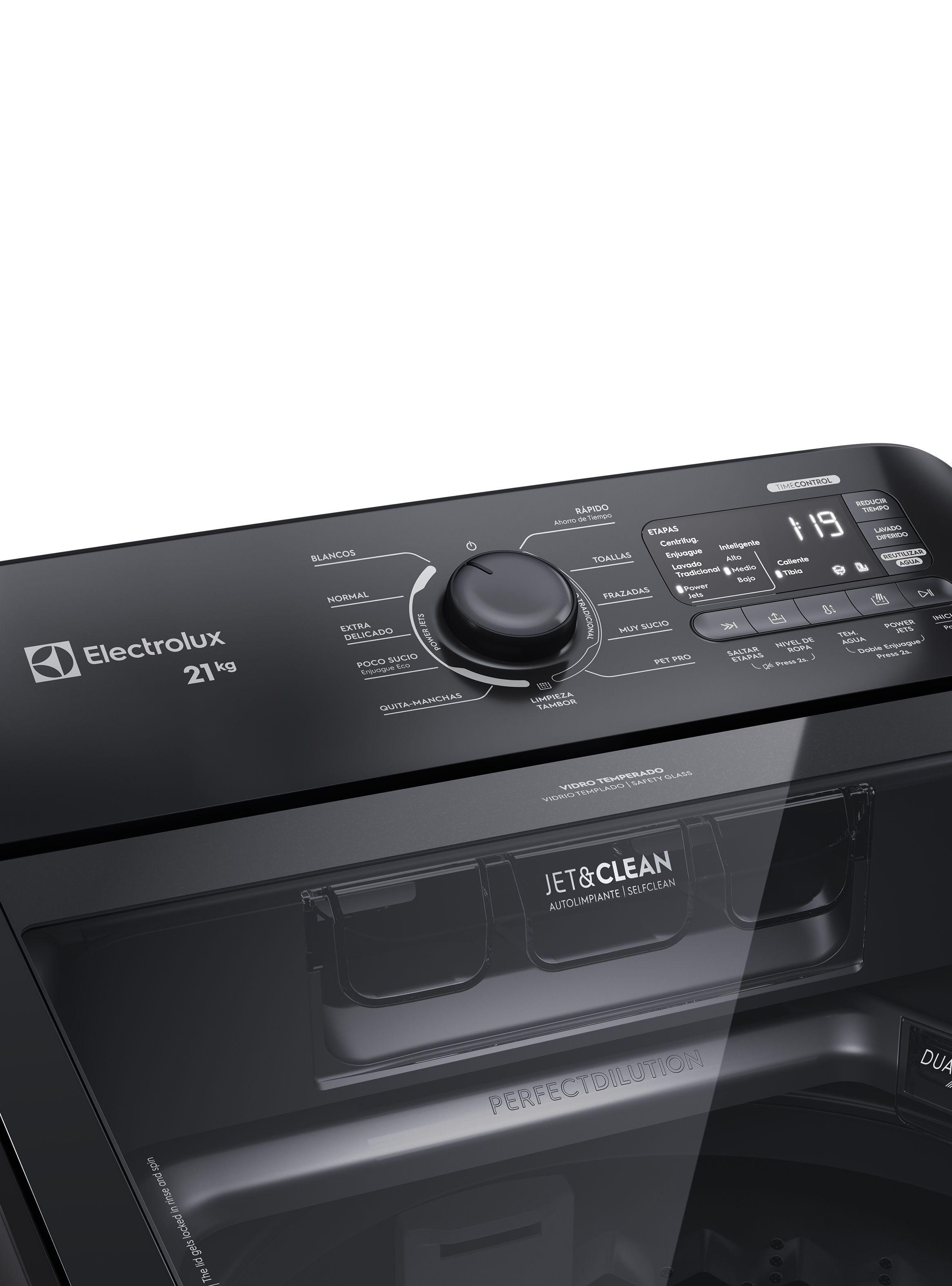 Lavadora Automática 21kg Carga Superior Expert LEB21 Negra-4