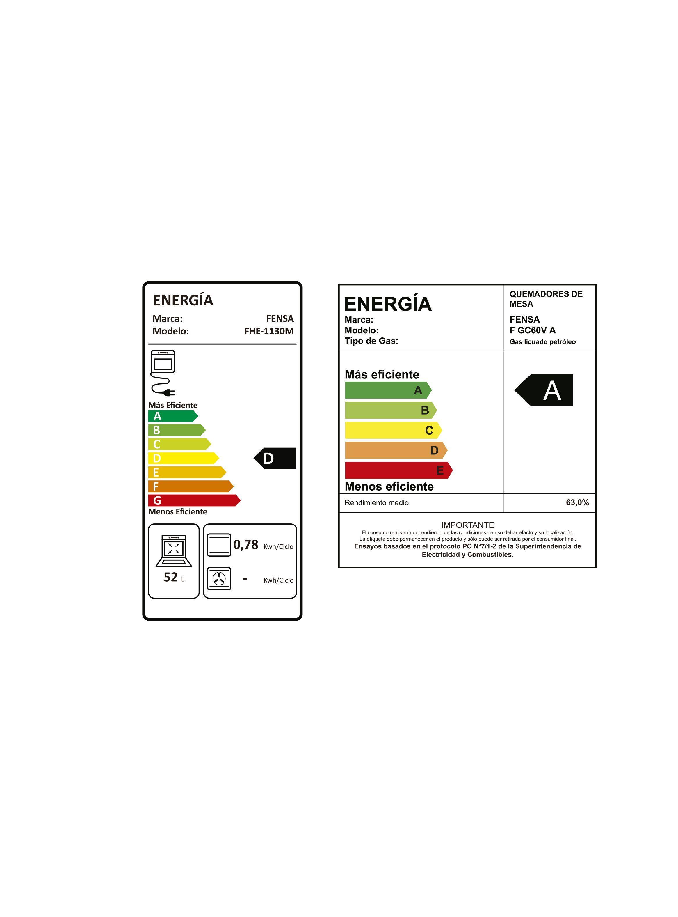 Kit Encimera F GC60V A + Campana FG 7770 + Horno FHE 1130M-7