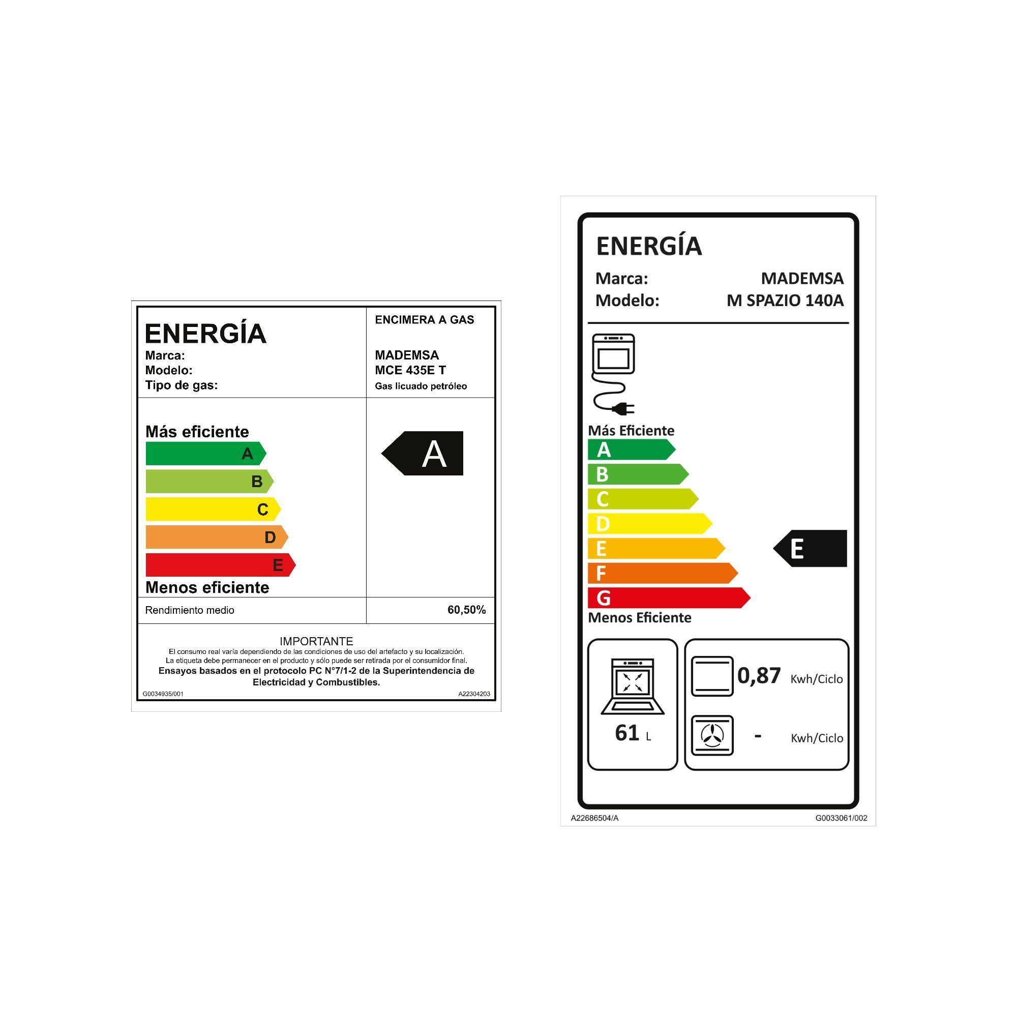 Kit Encimera MCE 435E T + Campana U160S + Horno Spazio 110A-7