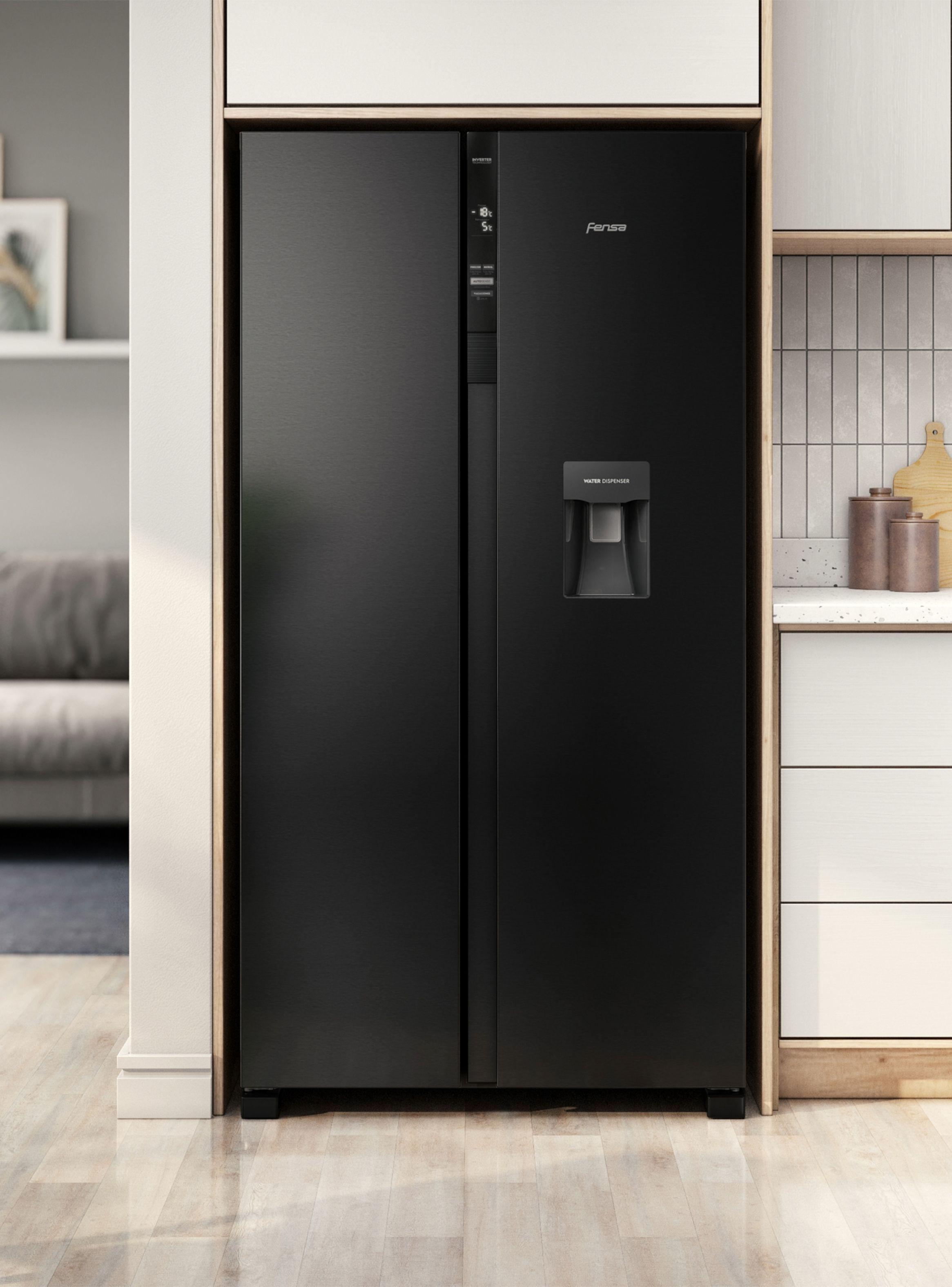 Refrigerador Fensa 525L No Frost Side By Side SFX530B Negro-2
