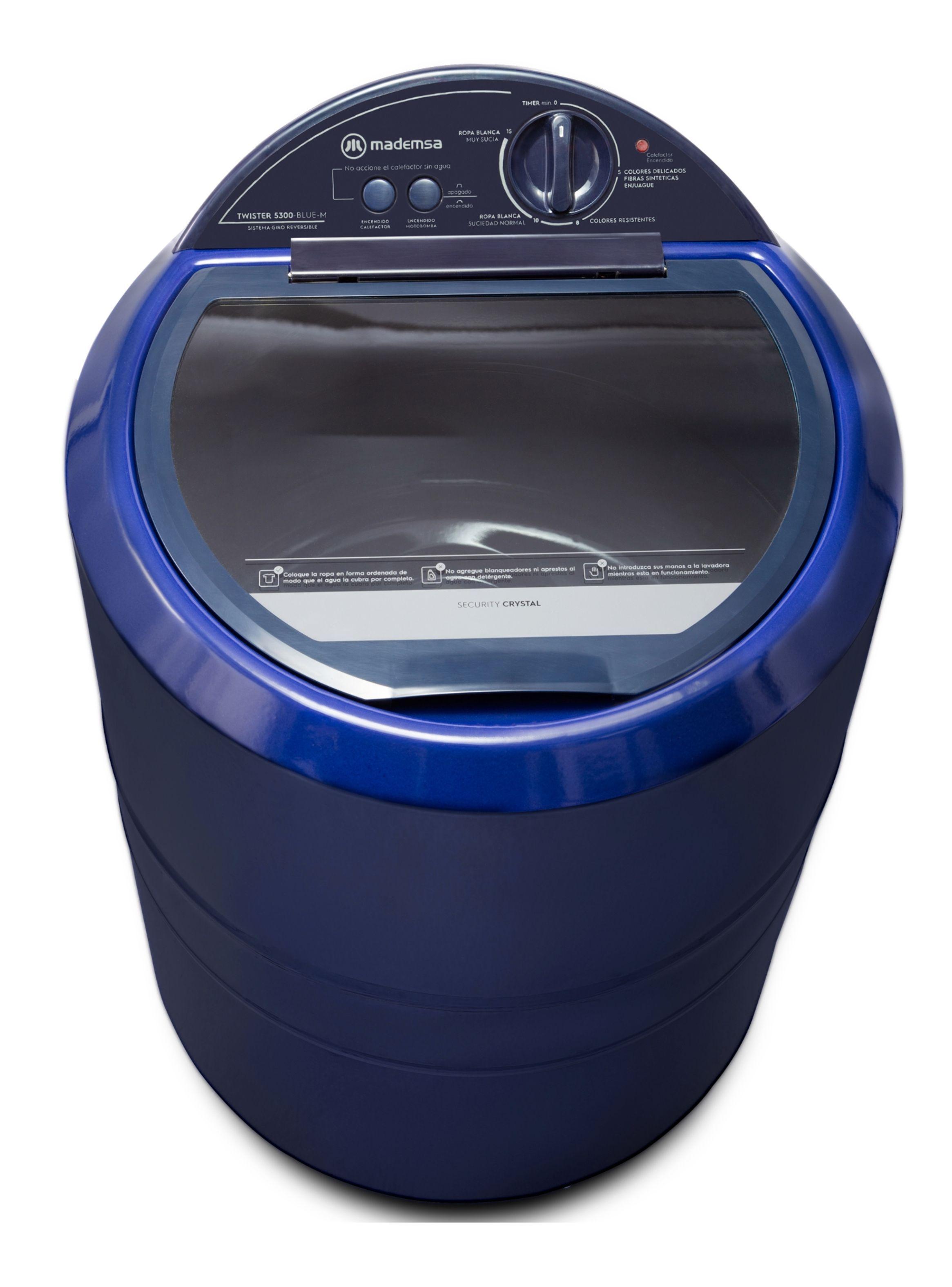 Lavadora Semi Automática Mademsa Calefactor Twister 5300 Azul-4