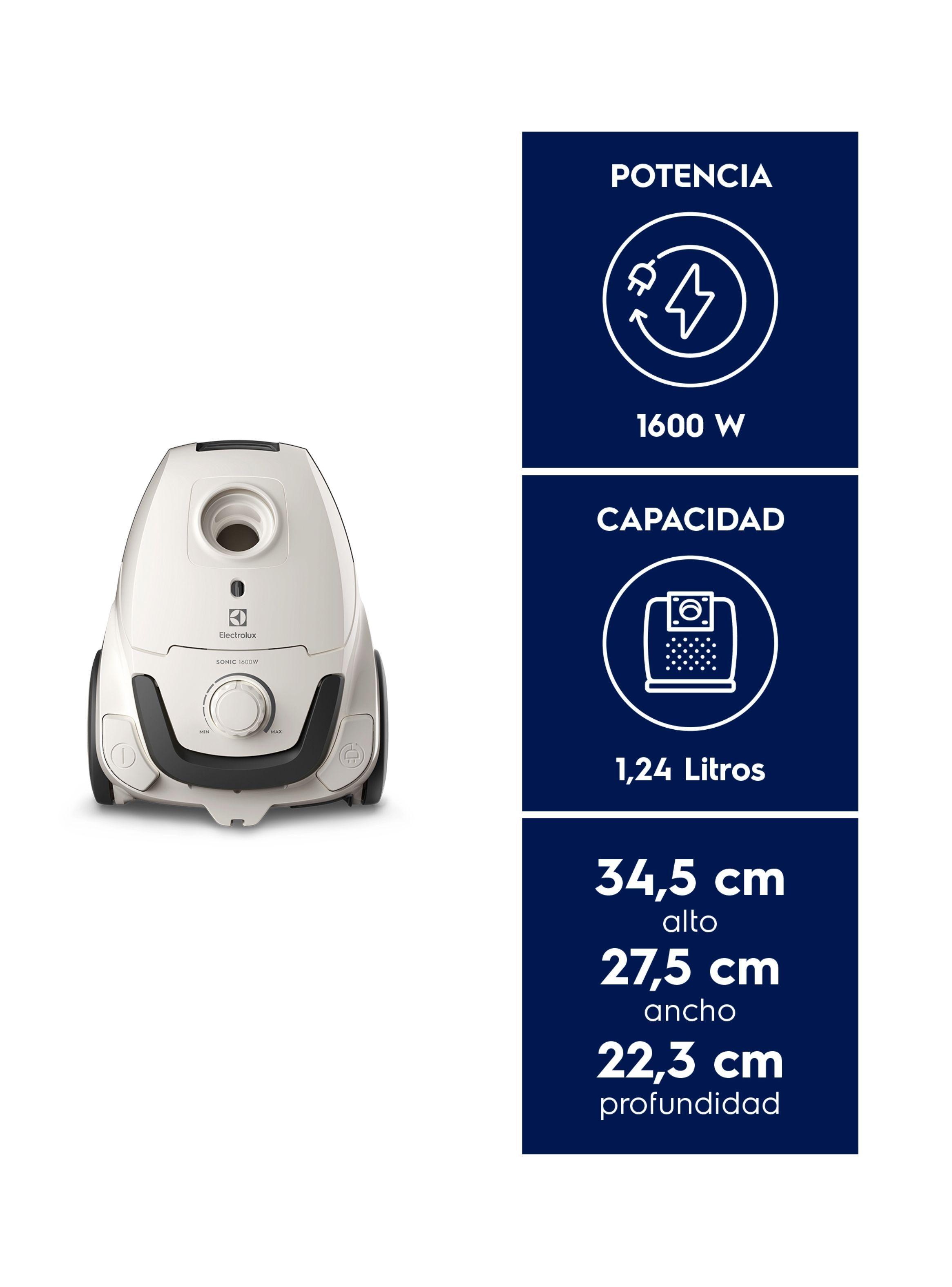 Aspiradora con Bolsa Electrolux 1600W Sonic BGG10-2