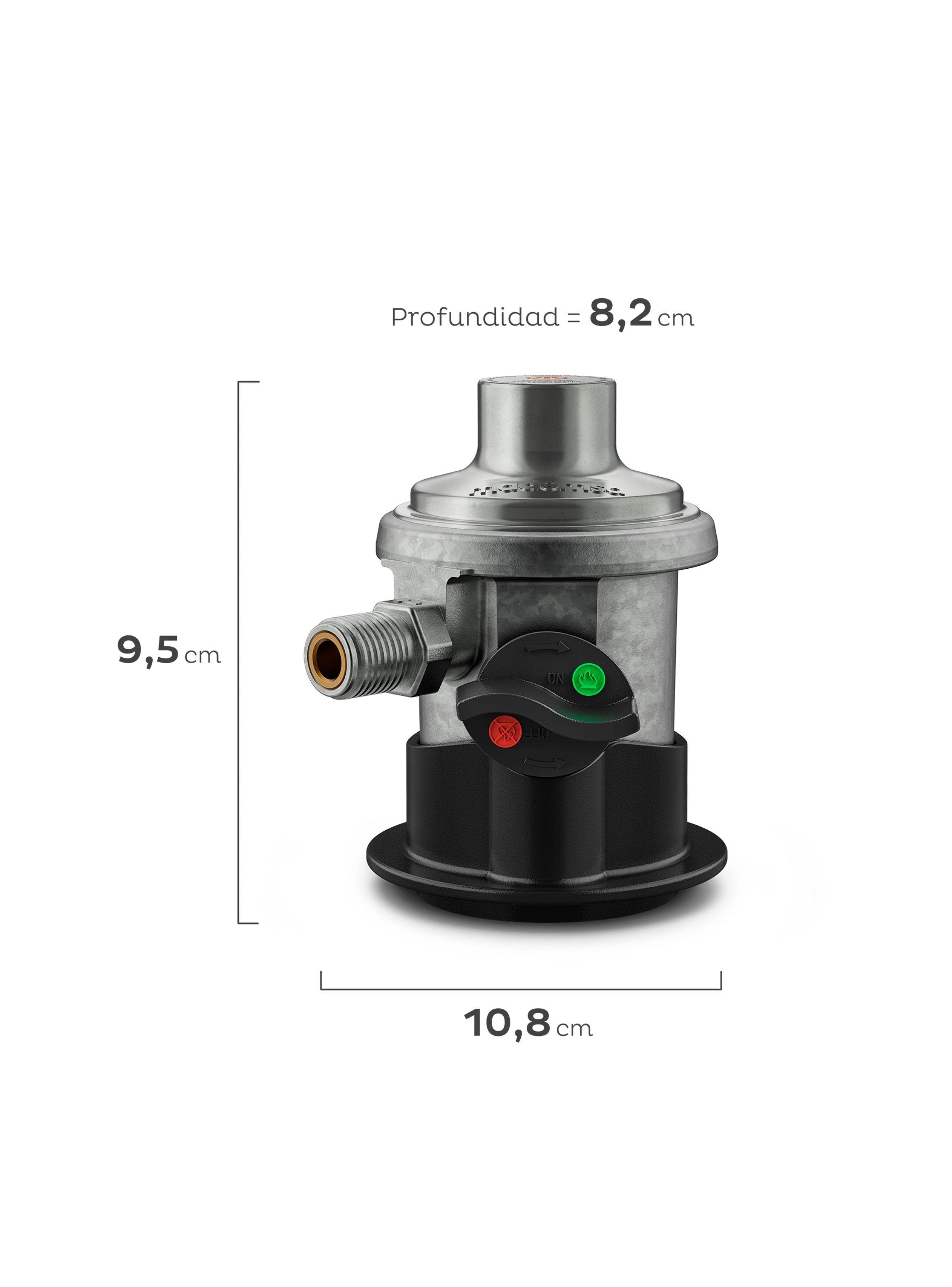  Regulador de Gas Licuado Cocina Mademsa 15Kg Conector HE -1