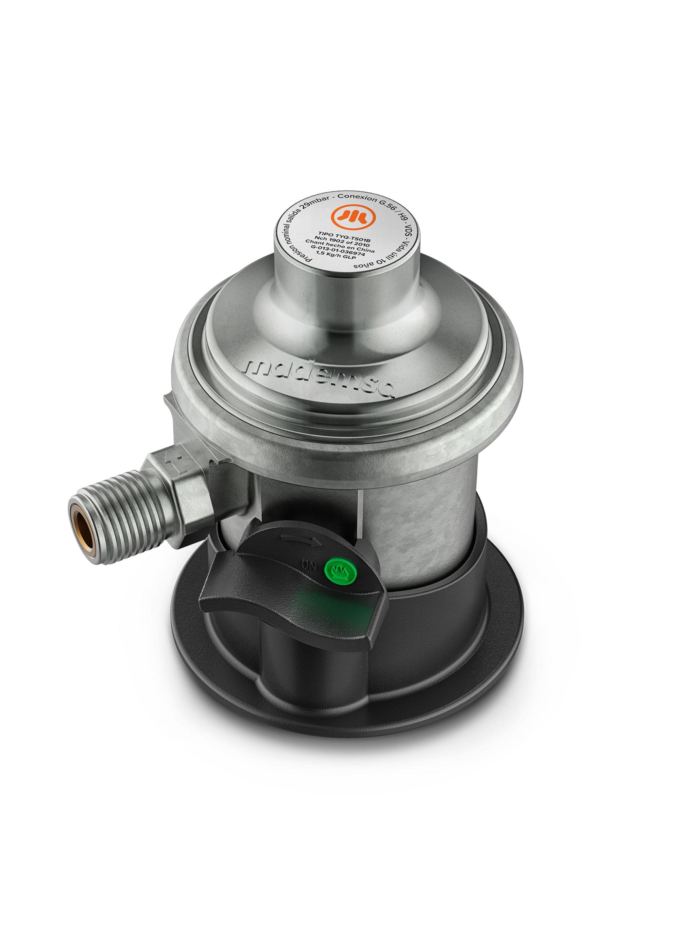  Regulador de Gas Licuado Cocina Mademsa 15Kg Conector HE -3