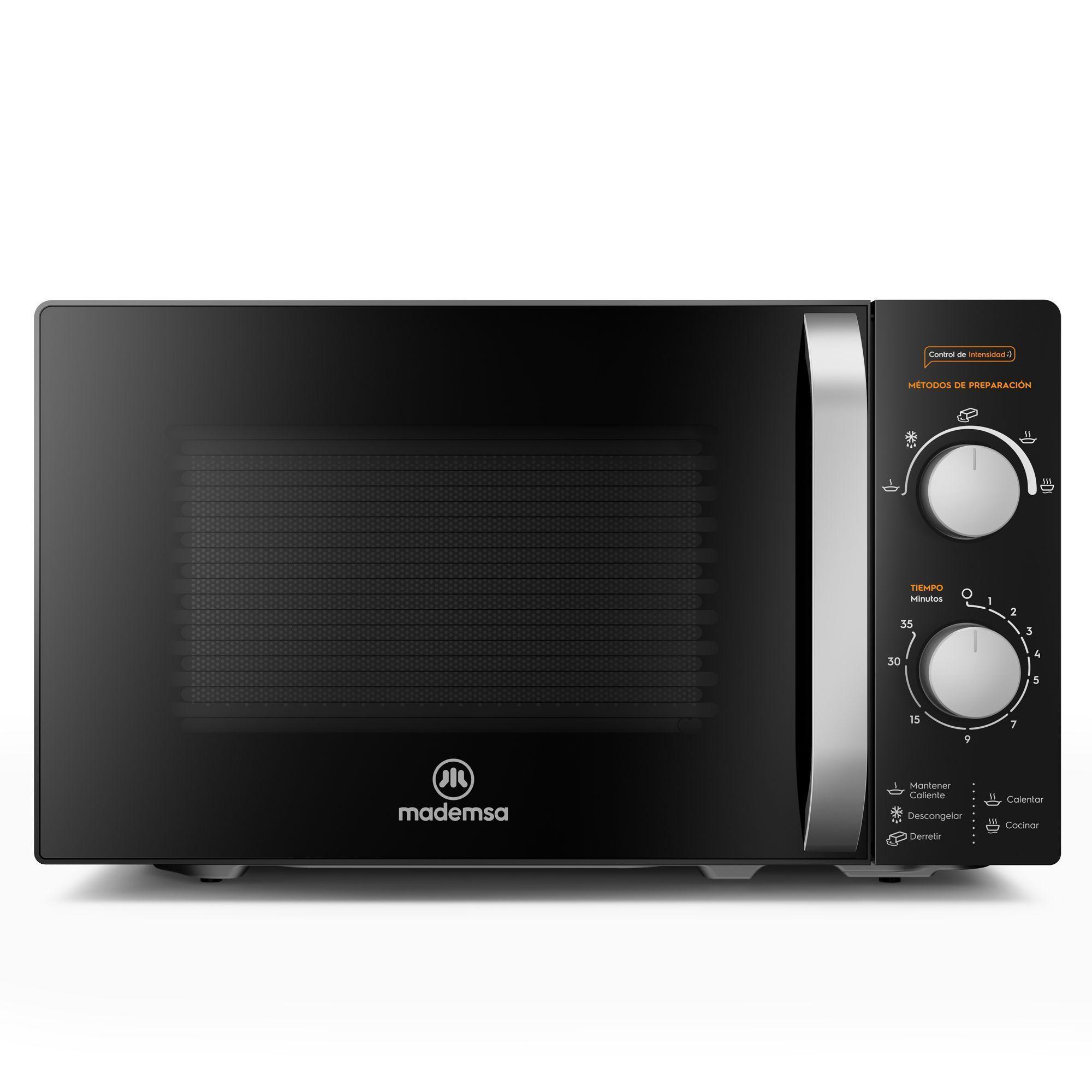 Microondas Mademsa 20 Litros Manual MM20FBM Negro-0