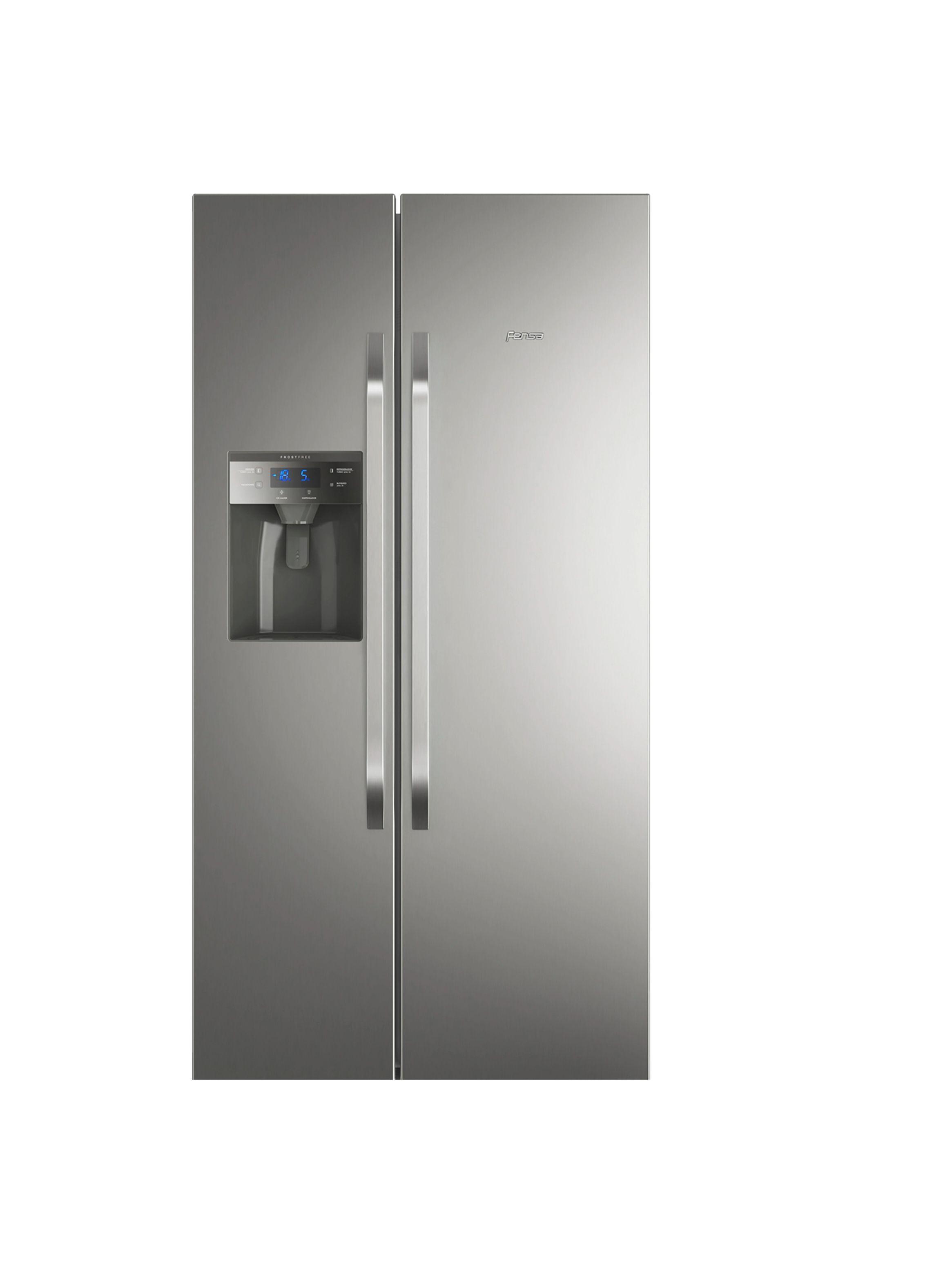Refrigerador Fensa 504L No Frost Side By Side SFX550 Inox-0