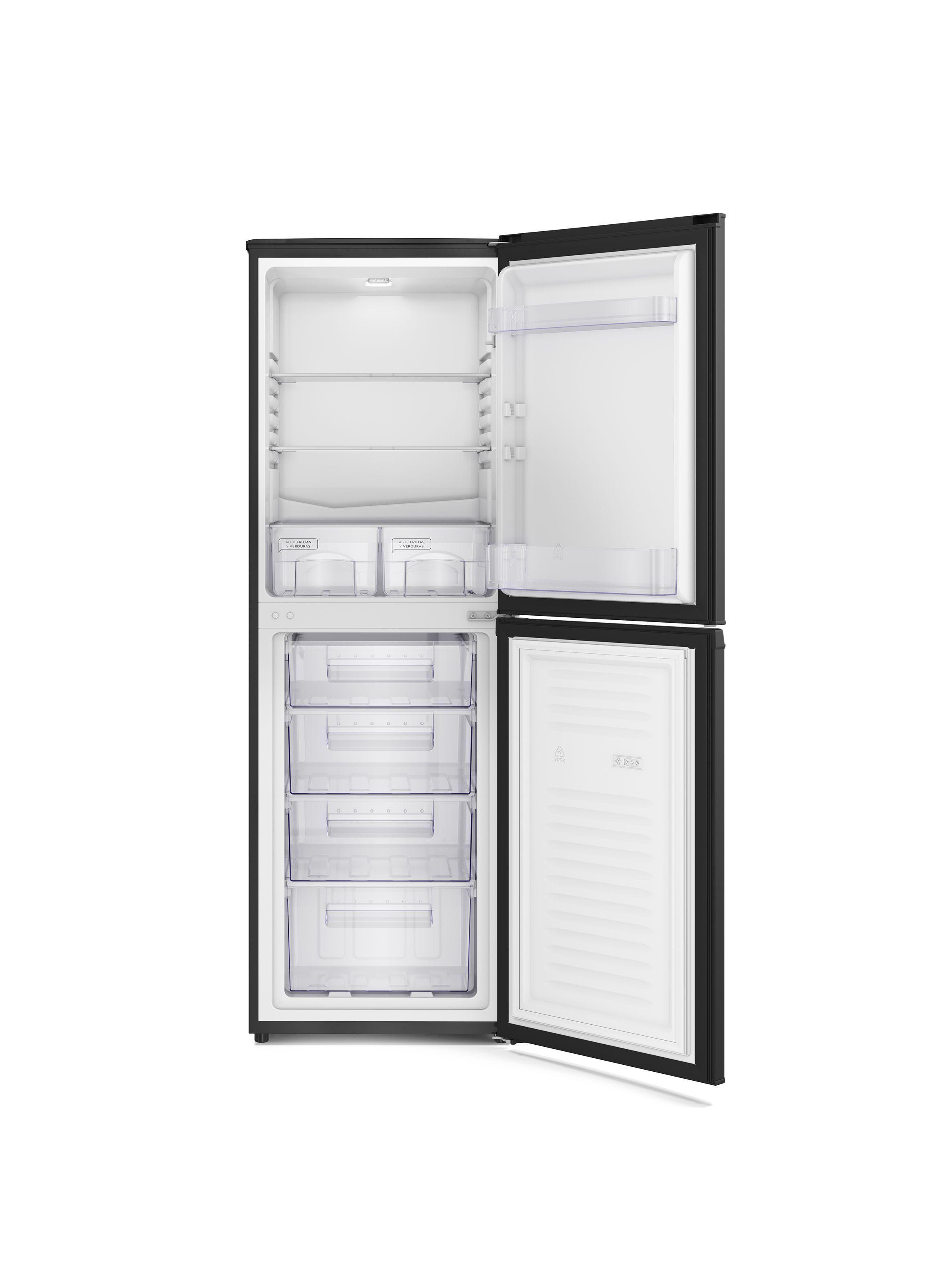 Refrigerador 248L Frío Directo Bottom Freezer MED250B Negro-3