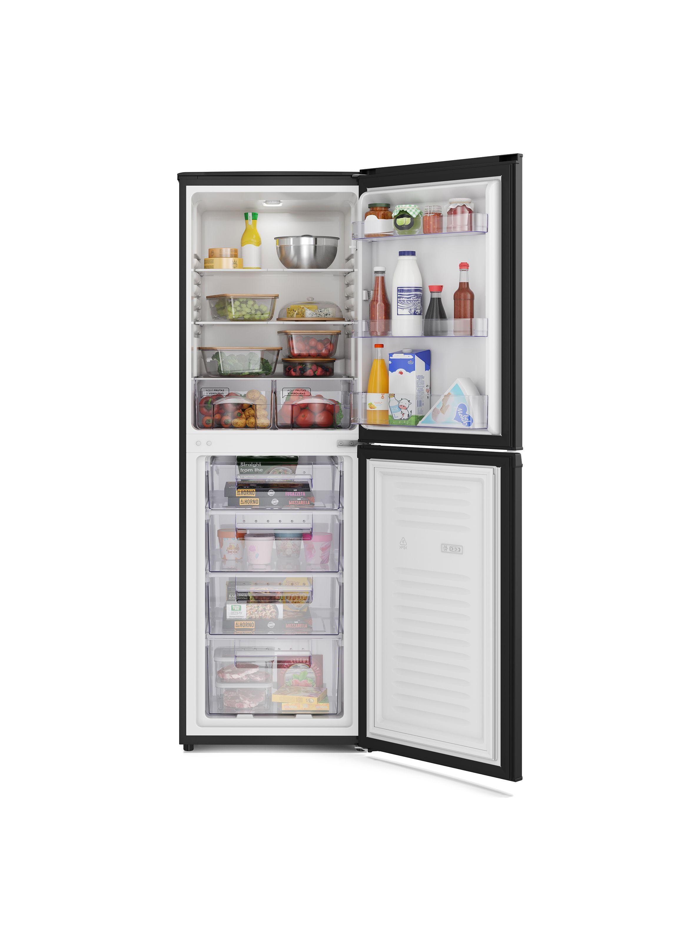 Refrigerador 248L Frío Directo Bottom Freezer MED250B Negro-4