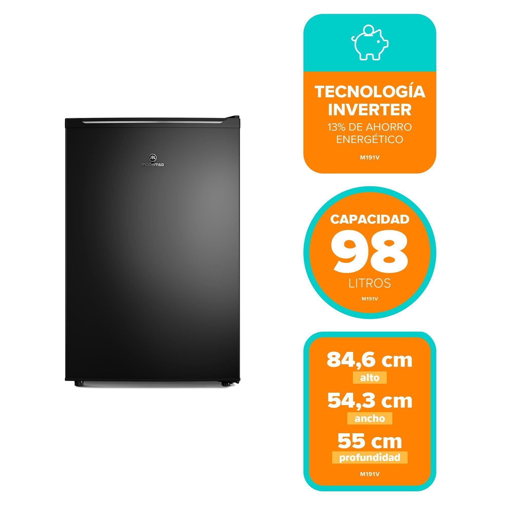 Mini Congelador Freezer Vertical Fr o Directo 98L Inverter M191V-2