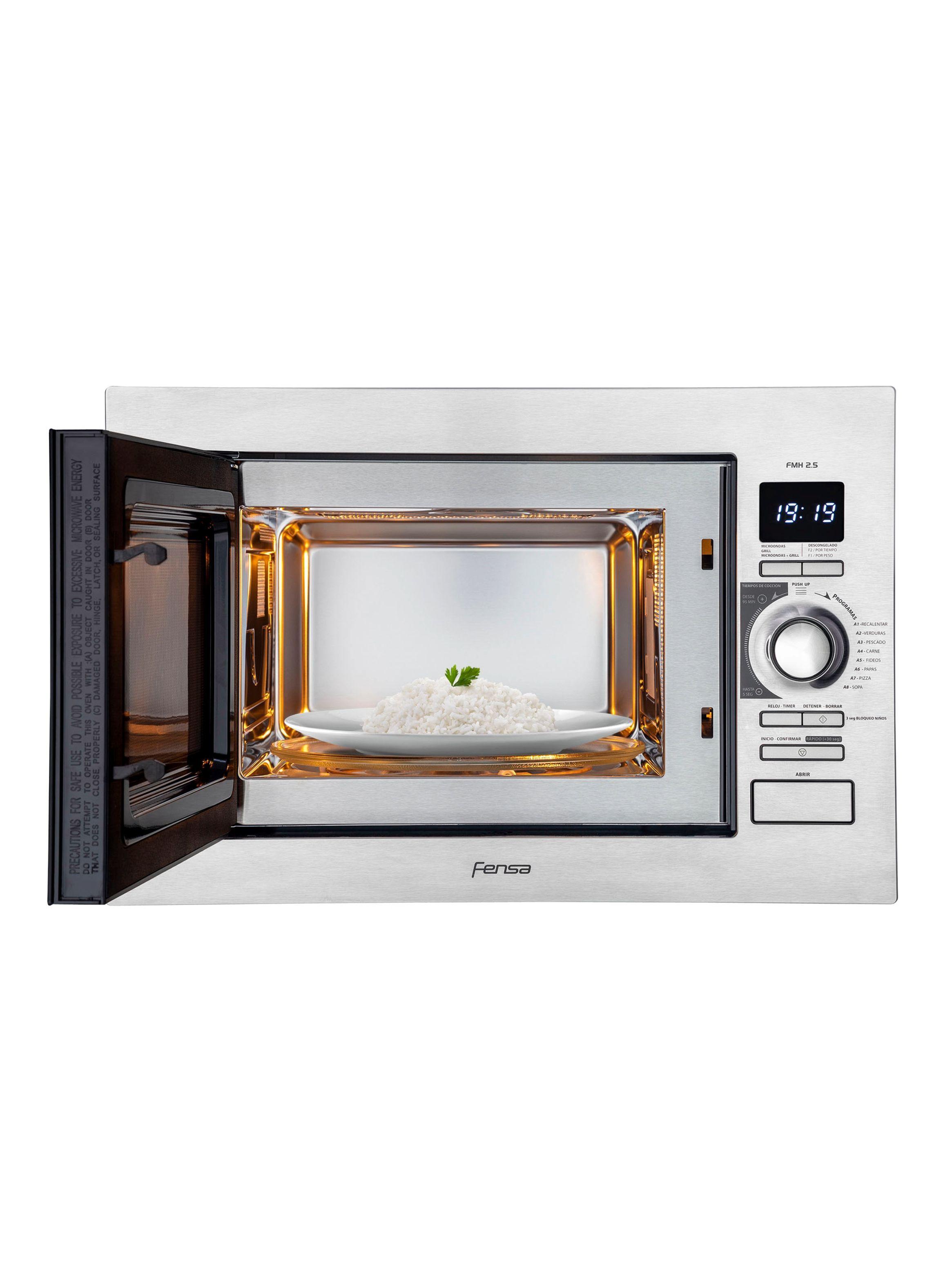 Microondas Empotrable con Grill Digital 25L Gris FMH 2.5-3