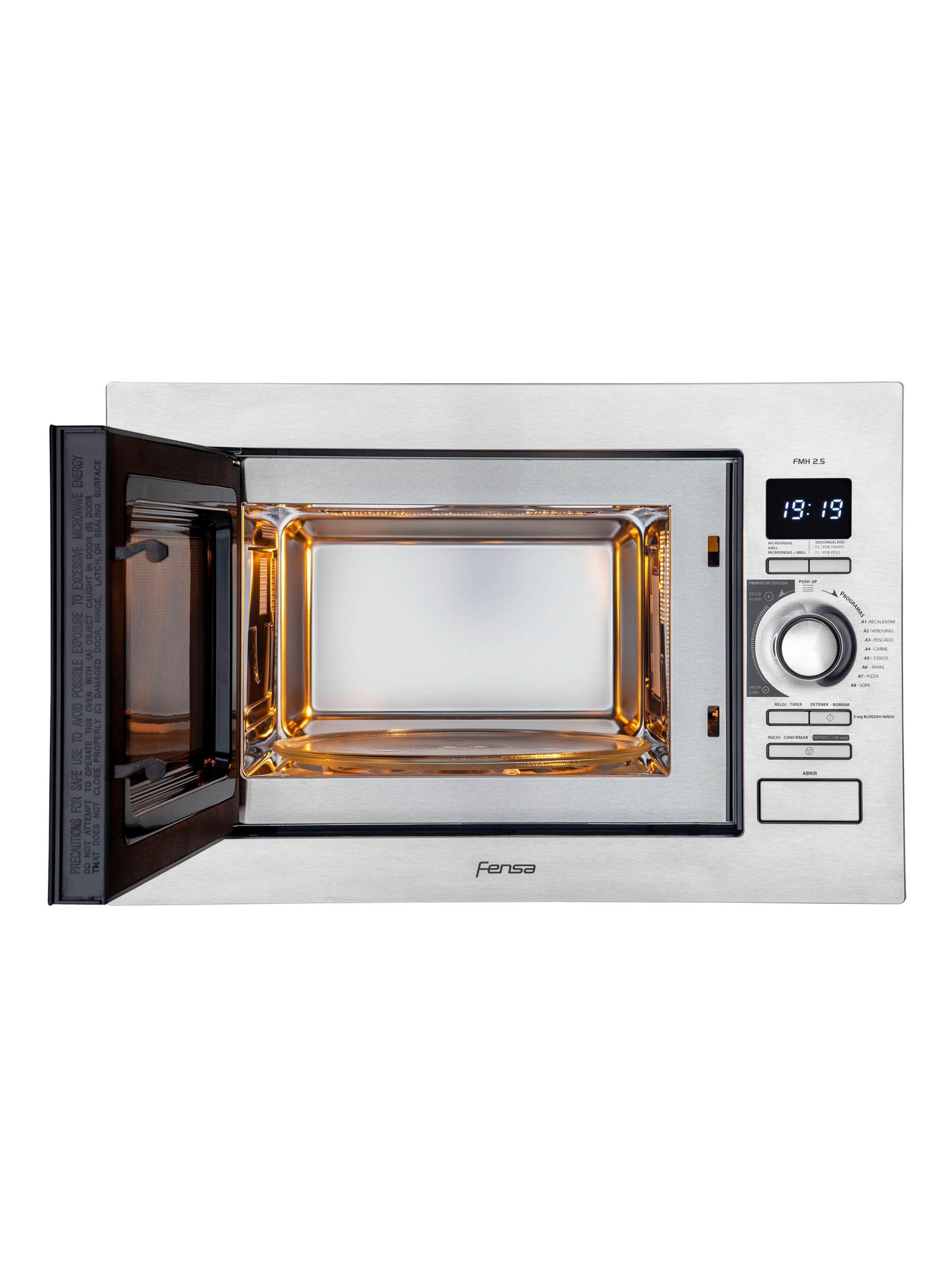 Microondas Empotrable con Grill Digital 25L Gris FMH 2.5-4