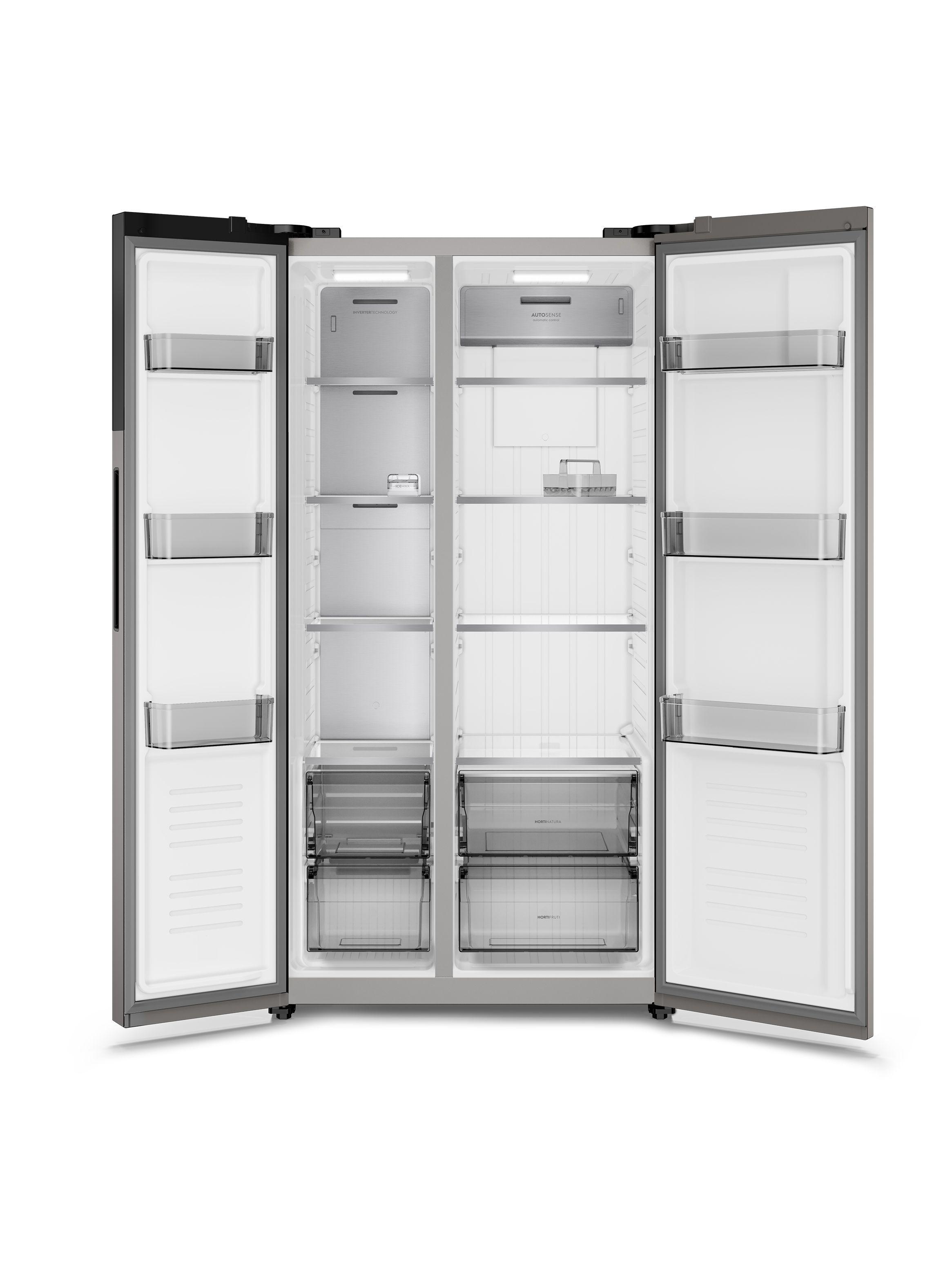 Refrigerador 530L No Frost Side by Side Inverter ES50S Inox-3