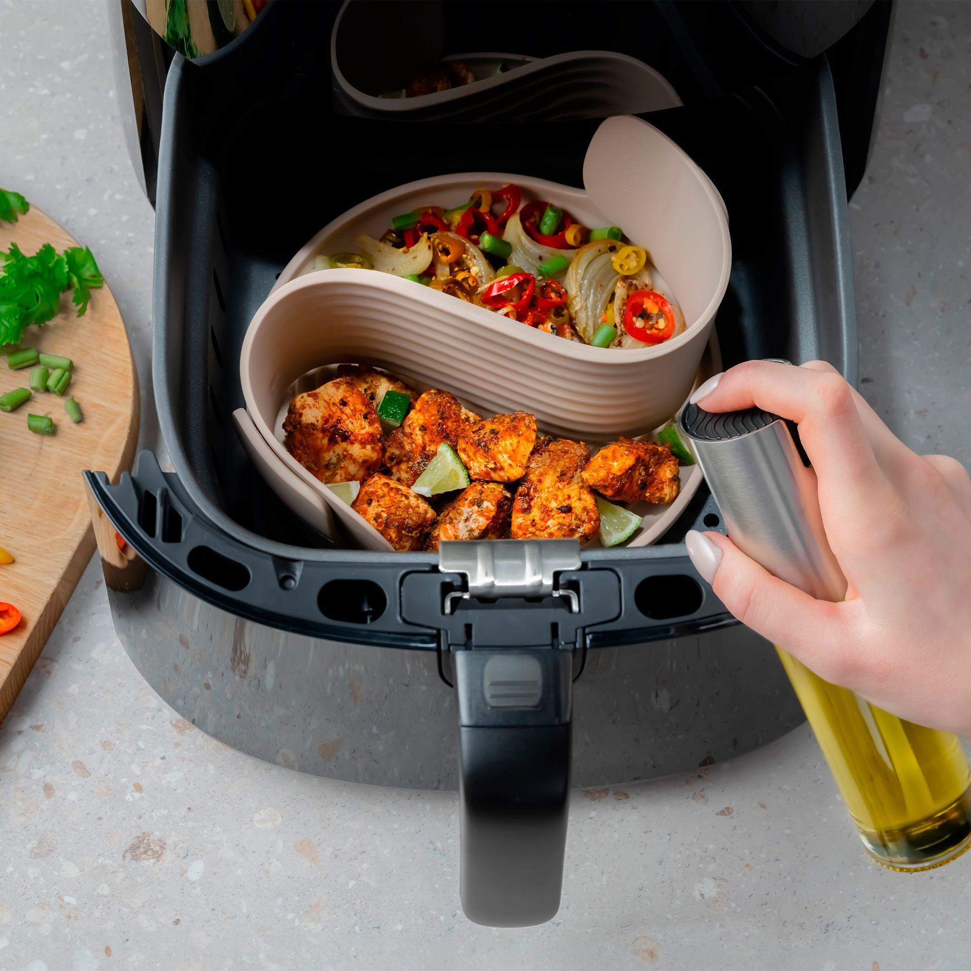 Kit Accesorios Freidora Aire Mademsa Separador, Bandeja y Aceite Spray-6