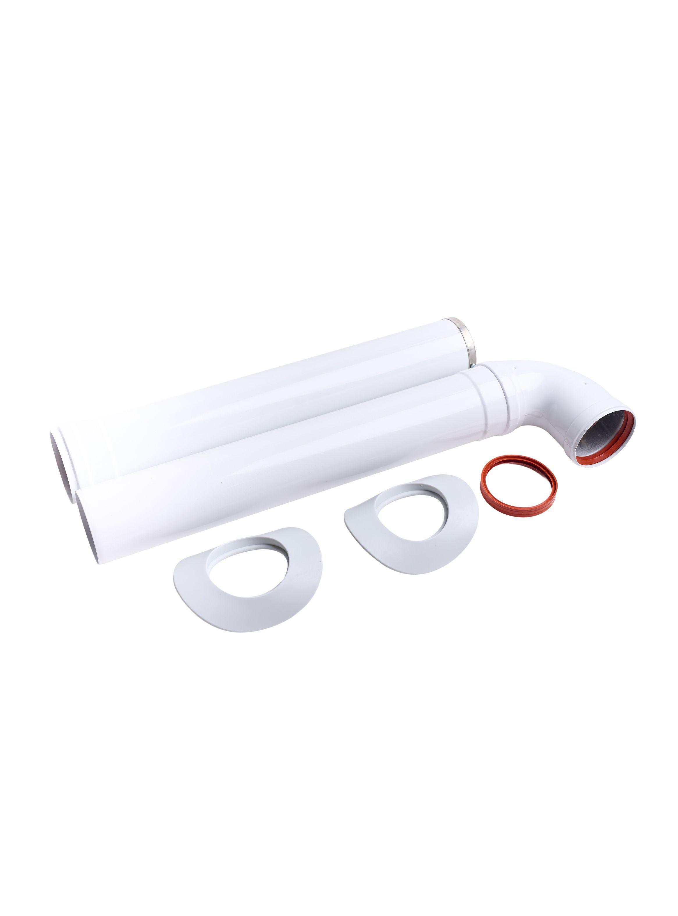 Kit Ductos Evacuación Calefont Universal Tiro Forzado 13 Lt 80 mm-2