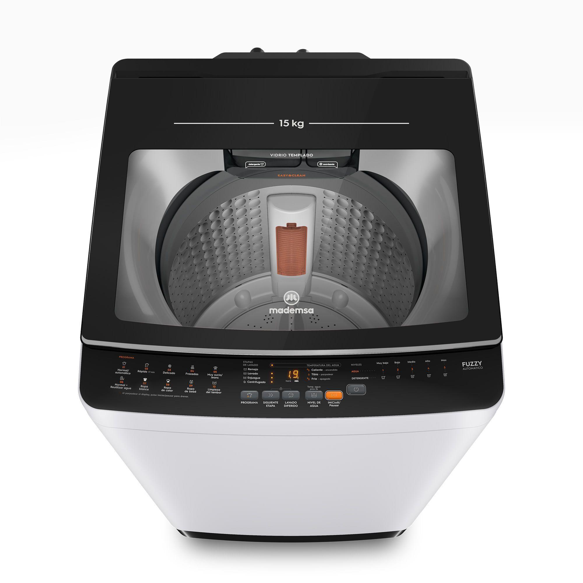 Lavadora Automática 15Kg Carga Superior MDWMT15W Blanca-3
