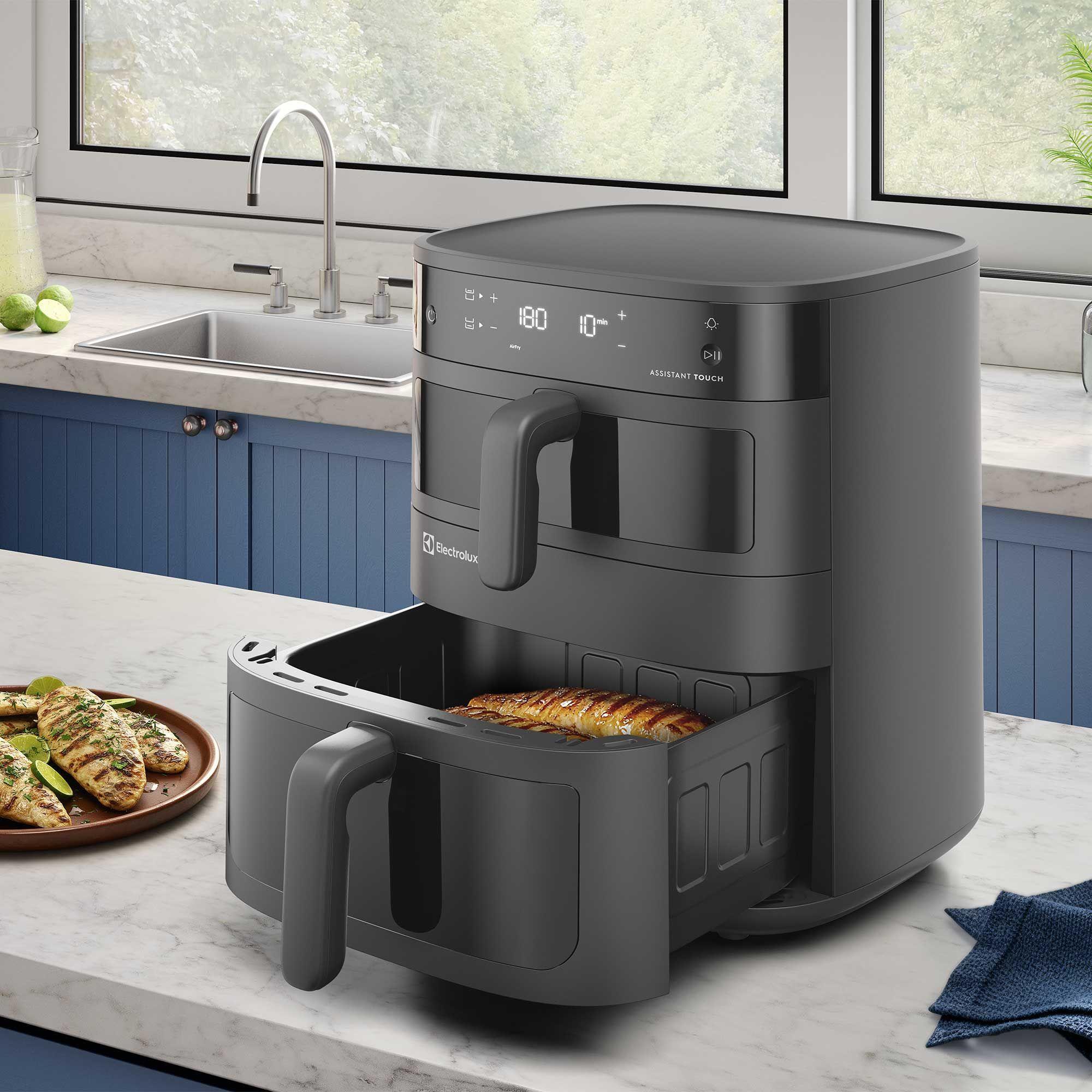 Freidora de Aire 11L Digital Dual Doble Cesta 2500W EAF190-6