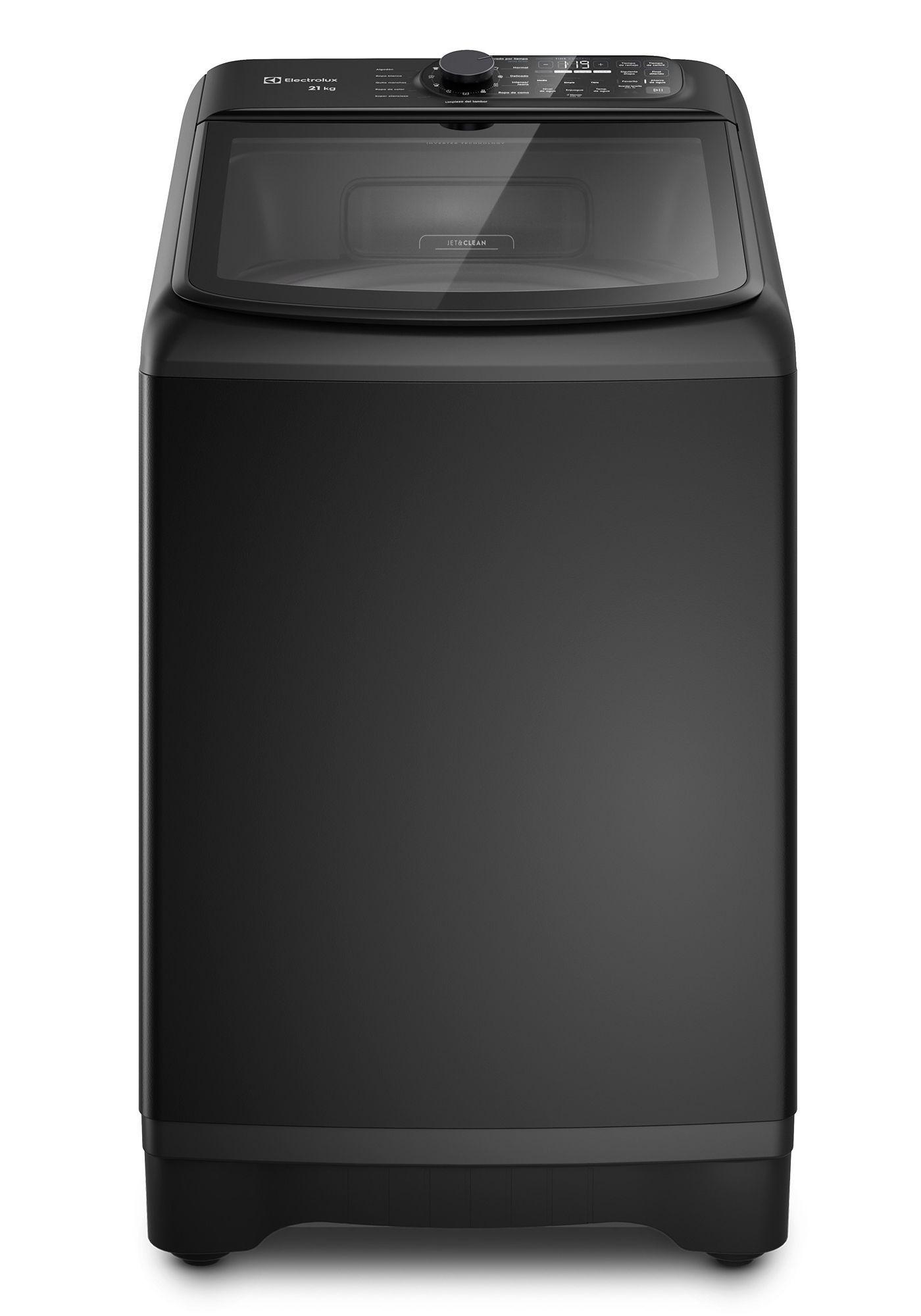 Lavadora Automática 21kg Carga Superior Inverter EMTL21IB Negra